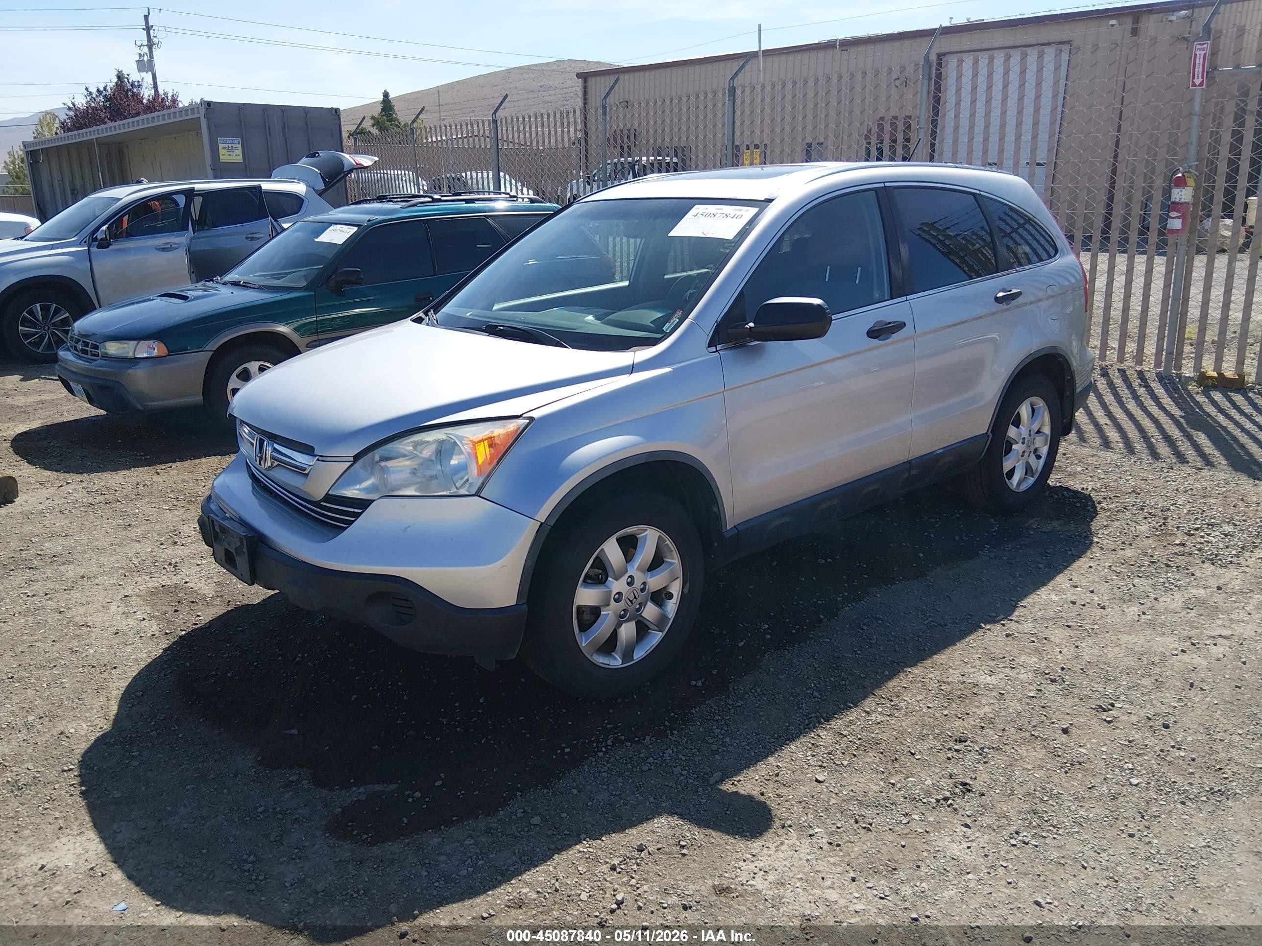 2009 Honda Cr-v Ex Silver vin: JHLRE48579C018557