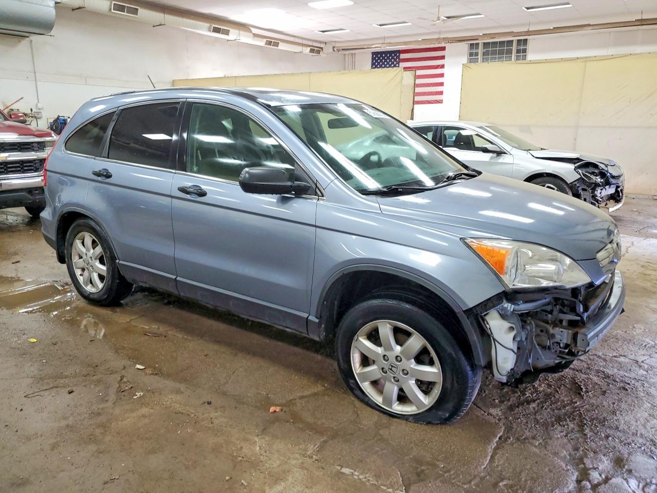 2007 Honda Cr-v Ex Синий vin: JHLRE48587C002204