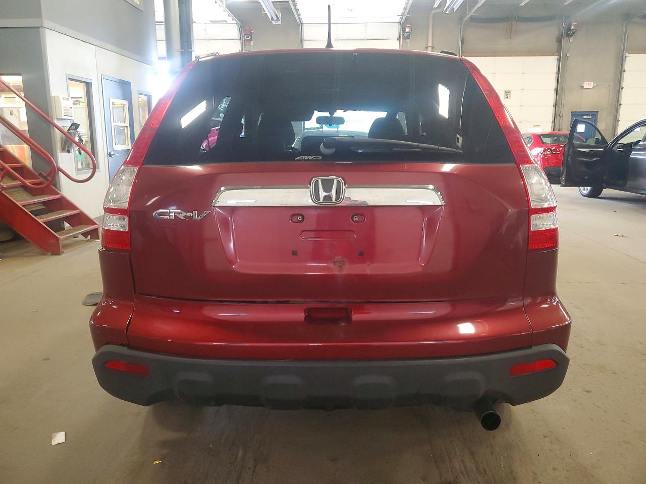 2007 Honda Cr-v Ex Red vin: JHLRE48587C019438