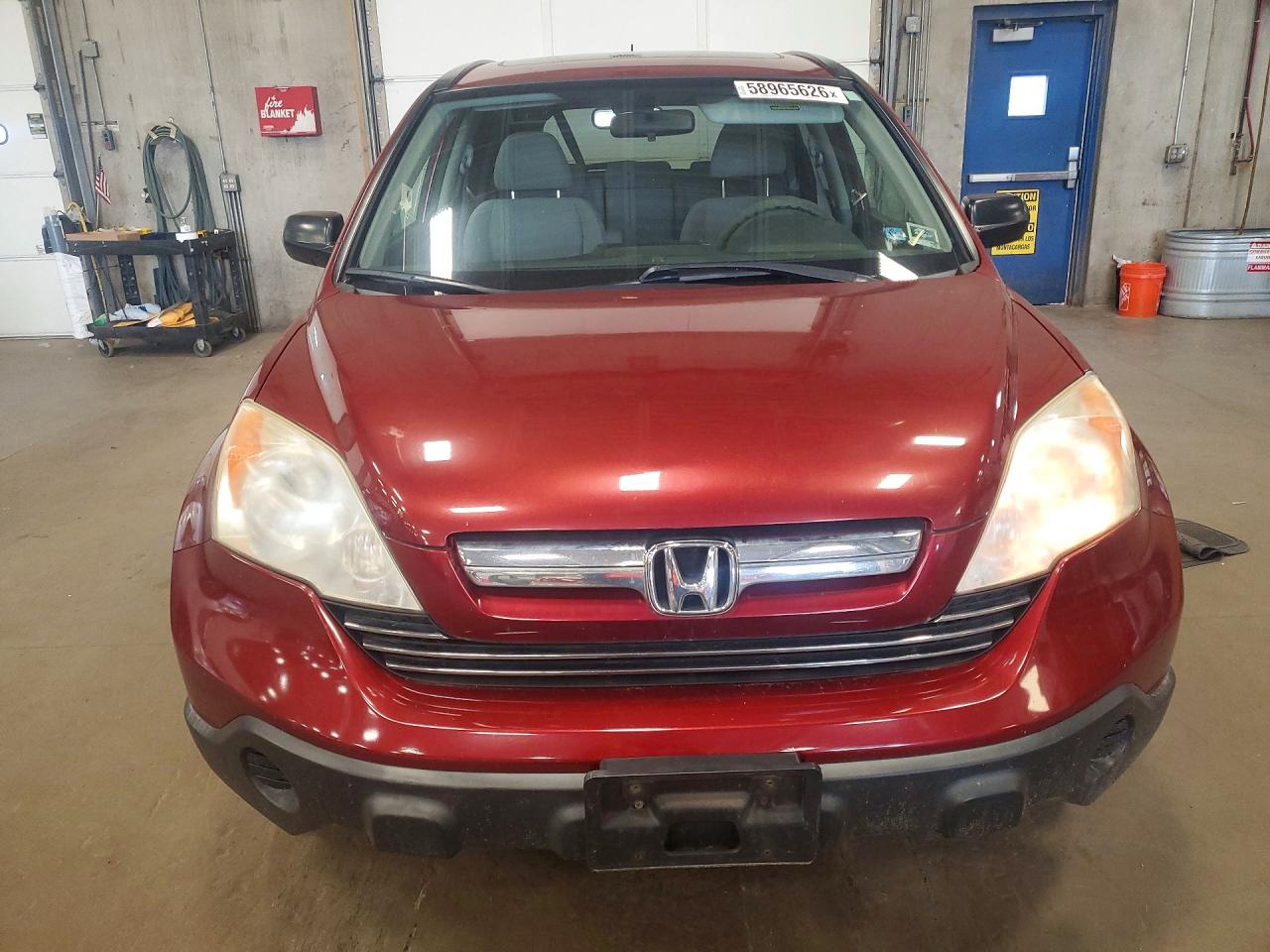 2007 Honda Cr-v Ex Red vin: JHLRE48587C019438