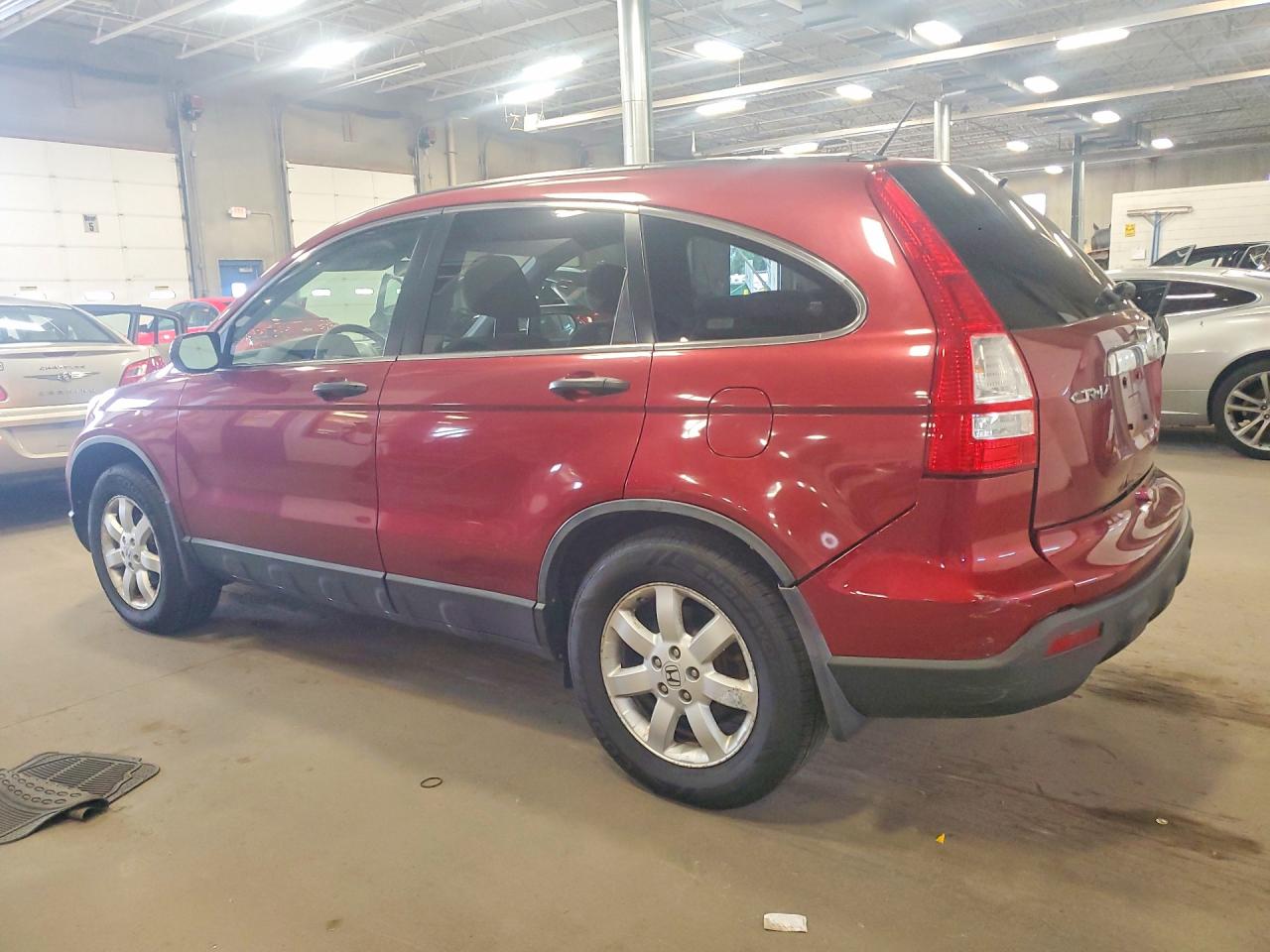 2007 Honda Cr-v Ex Red vin: JHLRE48587C019438