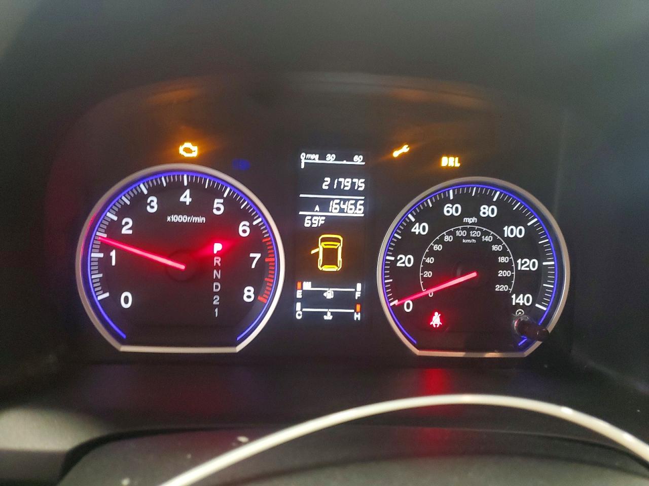 2007 Honda Cr-v Ex Red vin: JHLRE48587C019438
