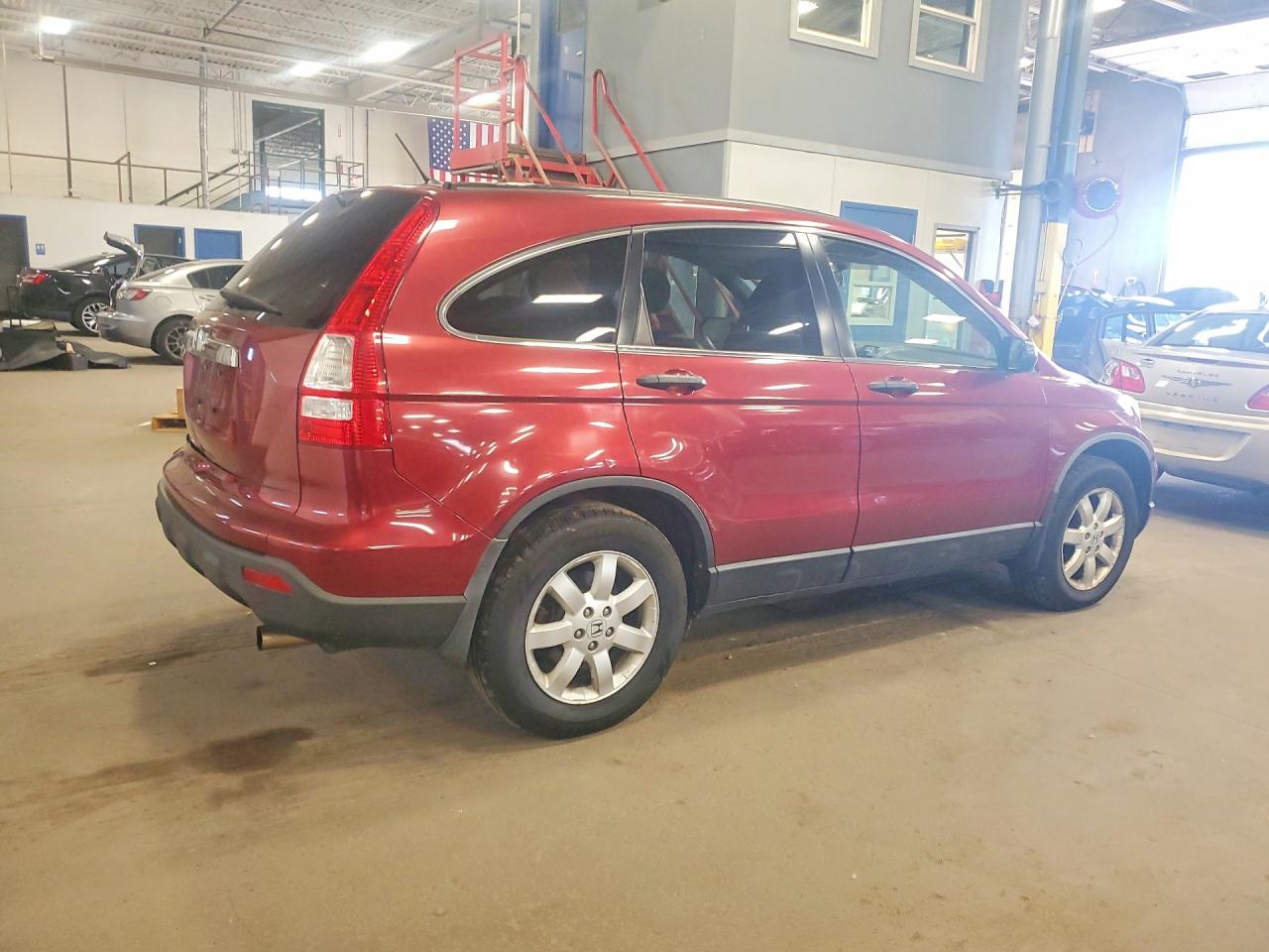 2007 Honda Cr-v Ex Red vin: JHLRE48587C019438