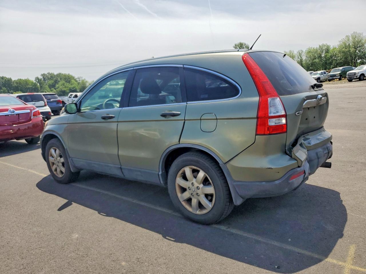2007 Honda Cr-v Ex Green vin: JHLRE48587C047840