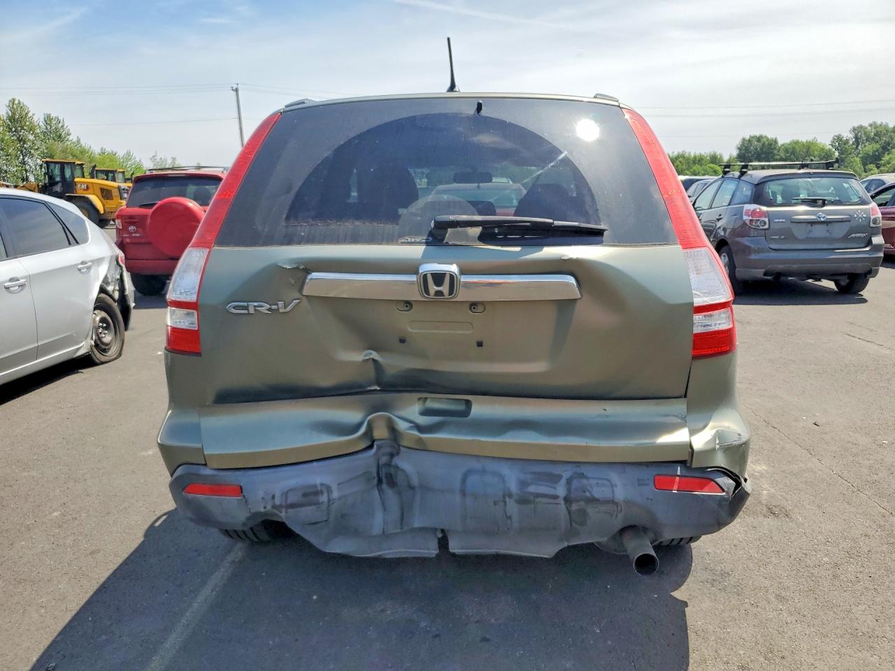 2007 Honda Cr-v Ex Green vin: JHLRE48587C047840