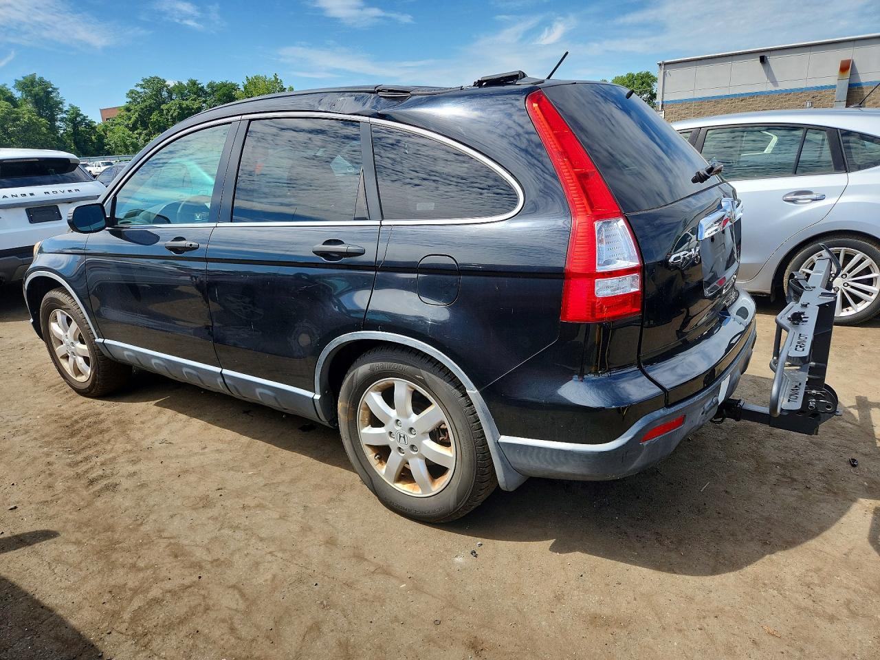 2007 Honda Cr-v Ex Black vin: JHLRE48587C052049