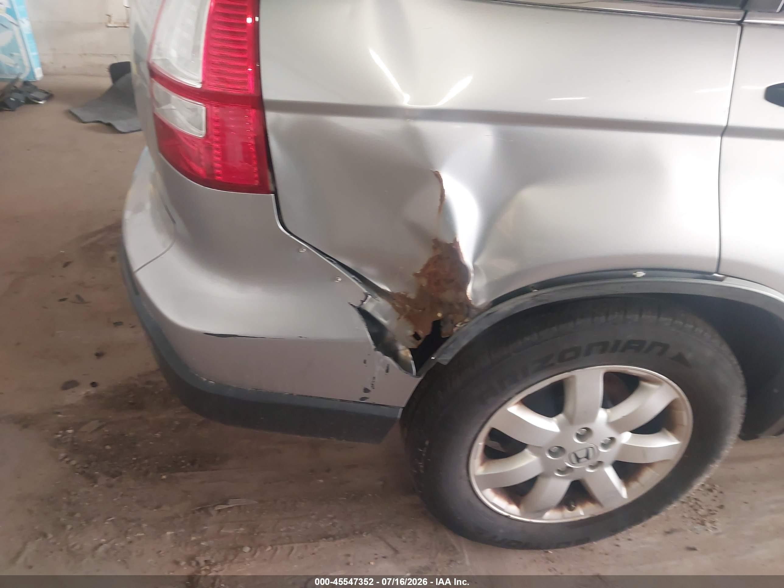 2007 Honda Cr-v Ex Silver vin: JHLRE48587C059499