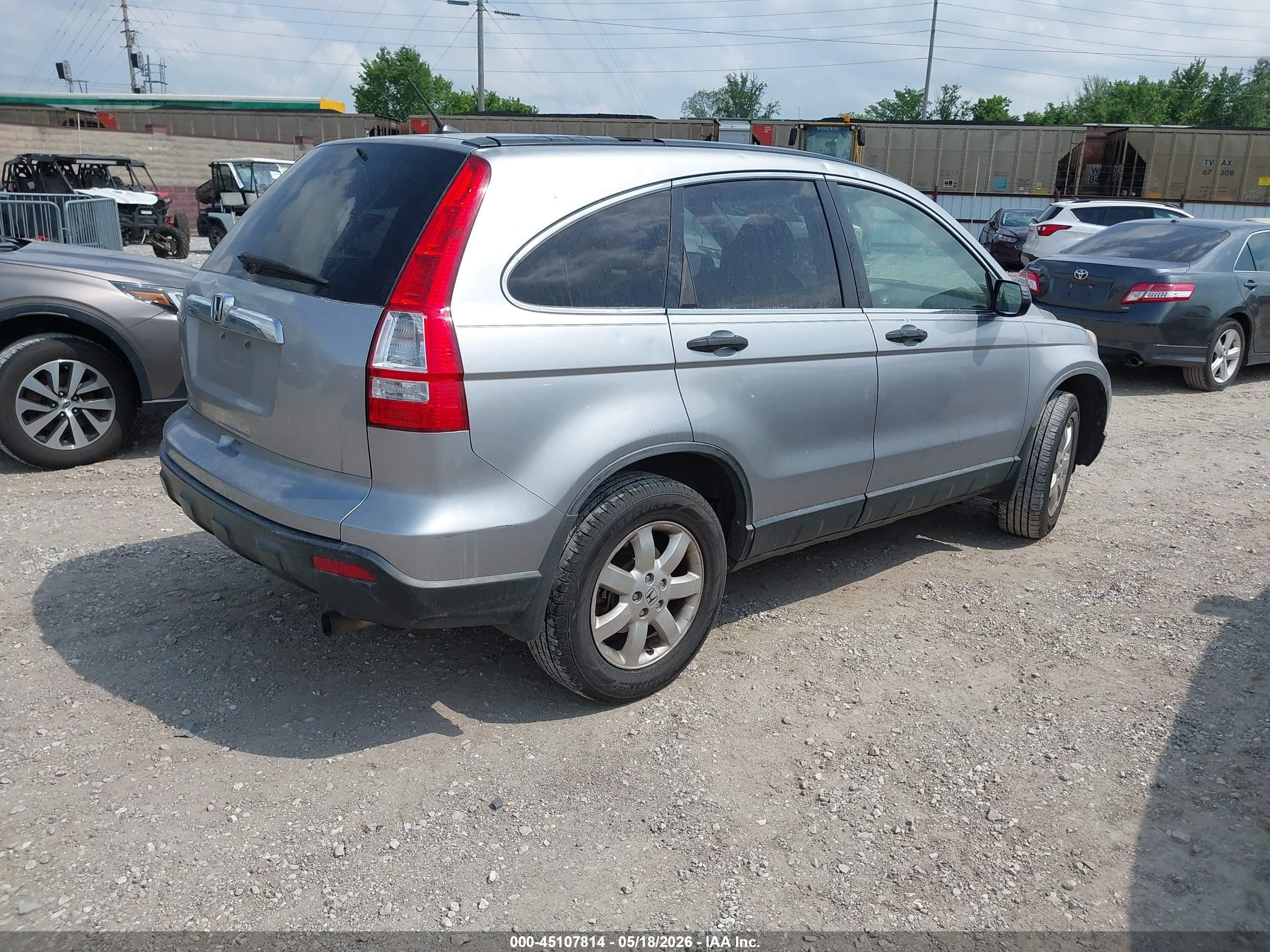 2007 Honda Cr-v Ex Серебряный vin: JHLRE48587C063505