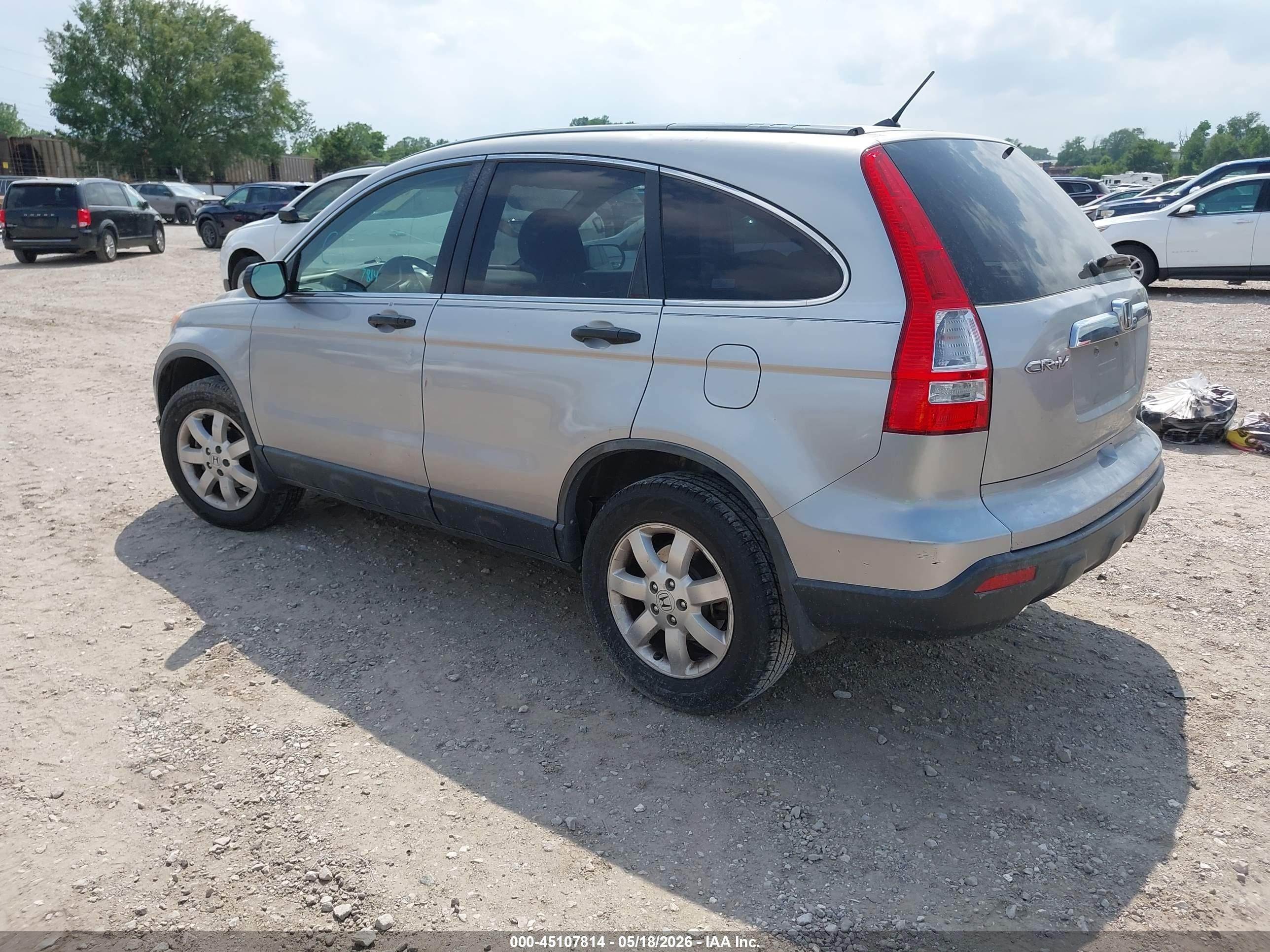 2007 Honda Cr-v Ex Серебряный vin: JHLRE48587C063505