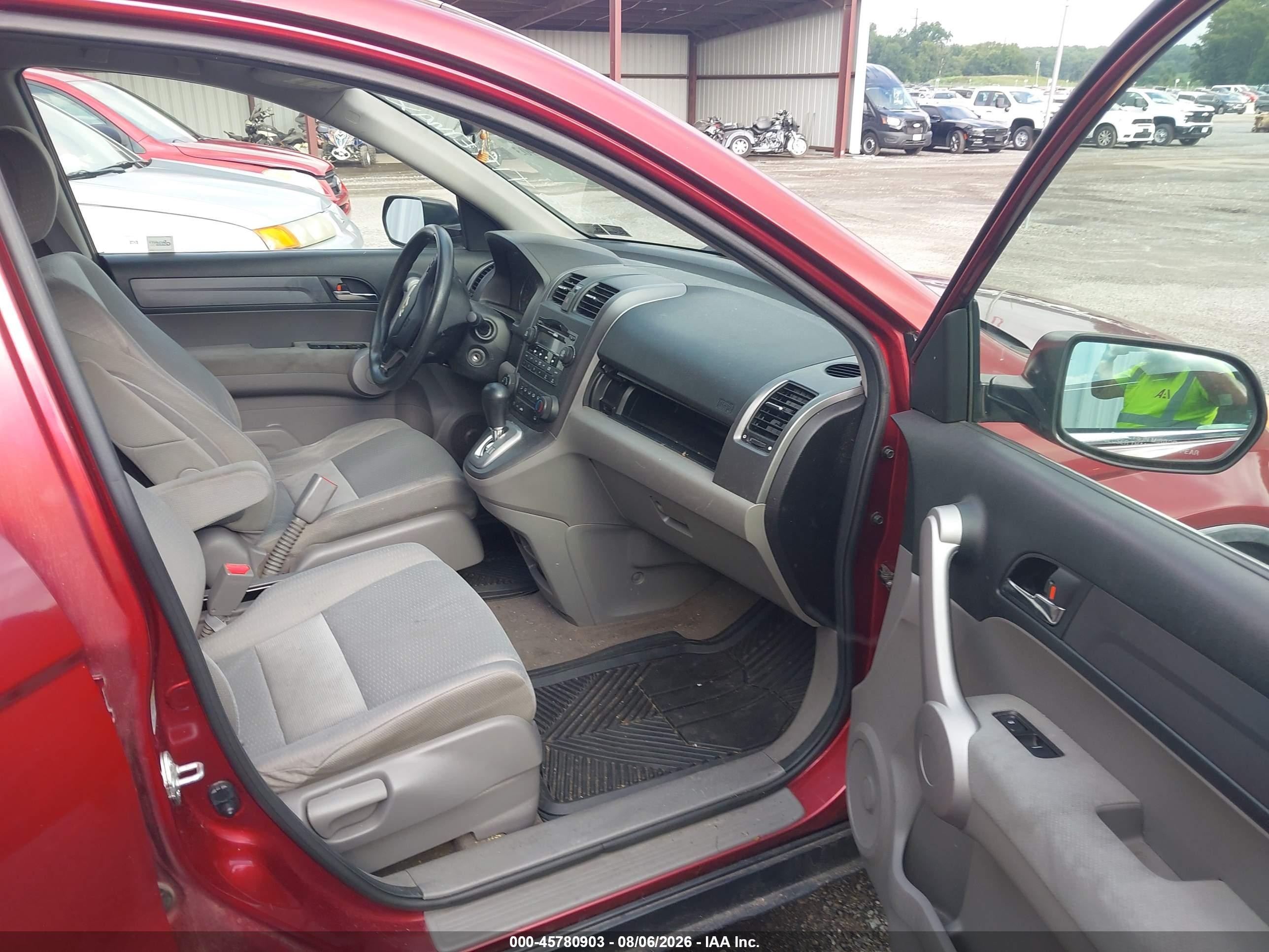 2007 Honda Cr-v Ex Maroon vin: JHLRE48587C068610