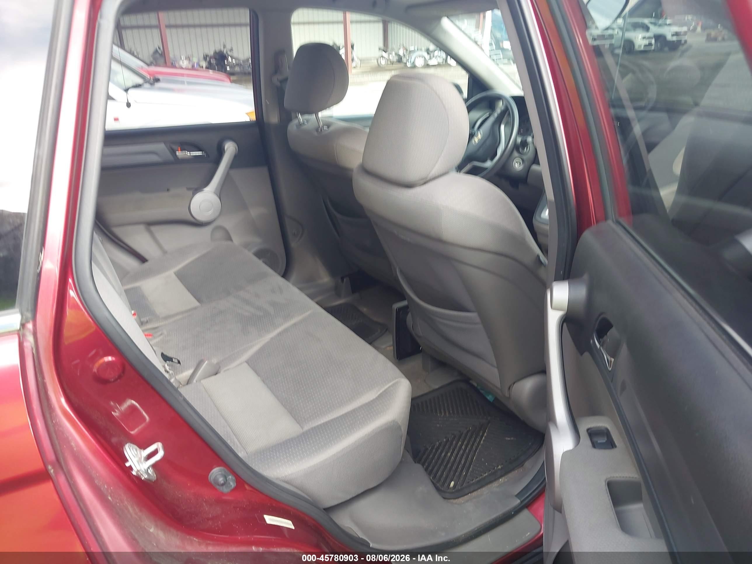 2007 Honda Cr-v Ex Maroon vin: JHLRE48587C068610