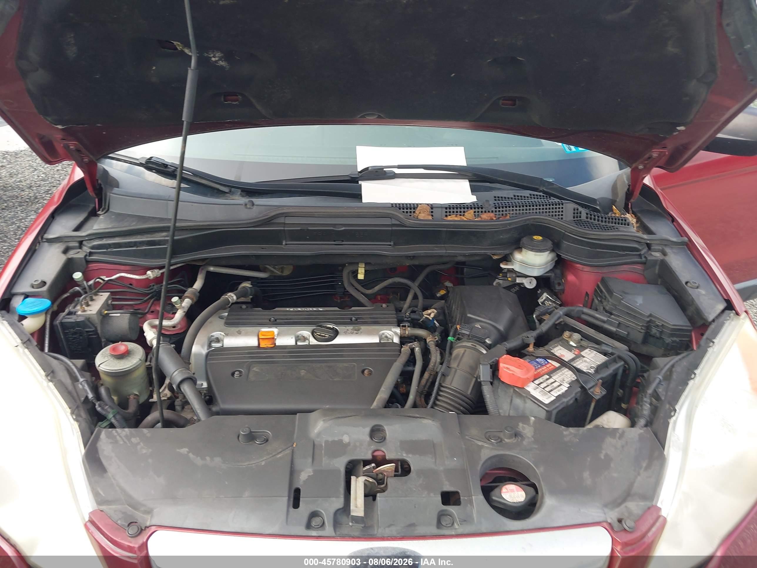 2007 Honda Cr-v Ex Maroon vin: JHLRE48587C068610
