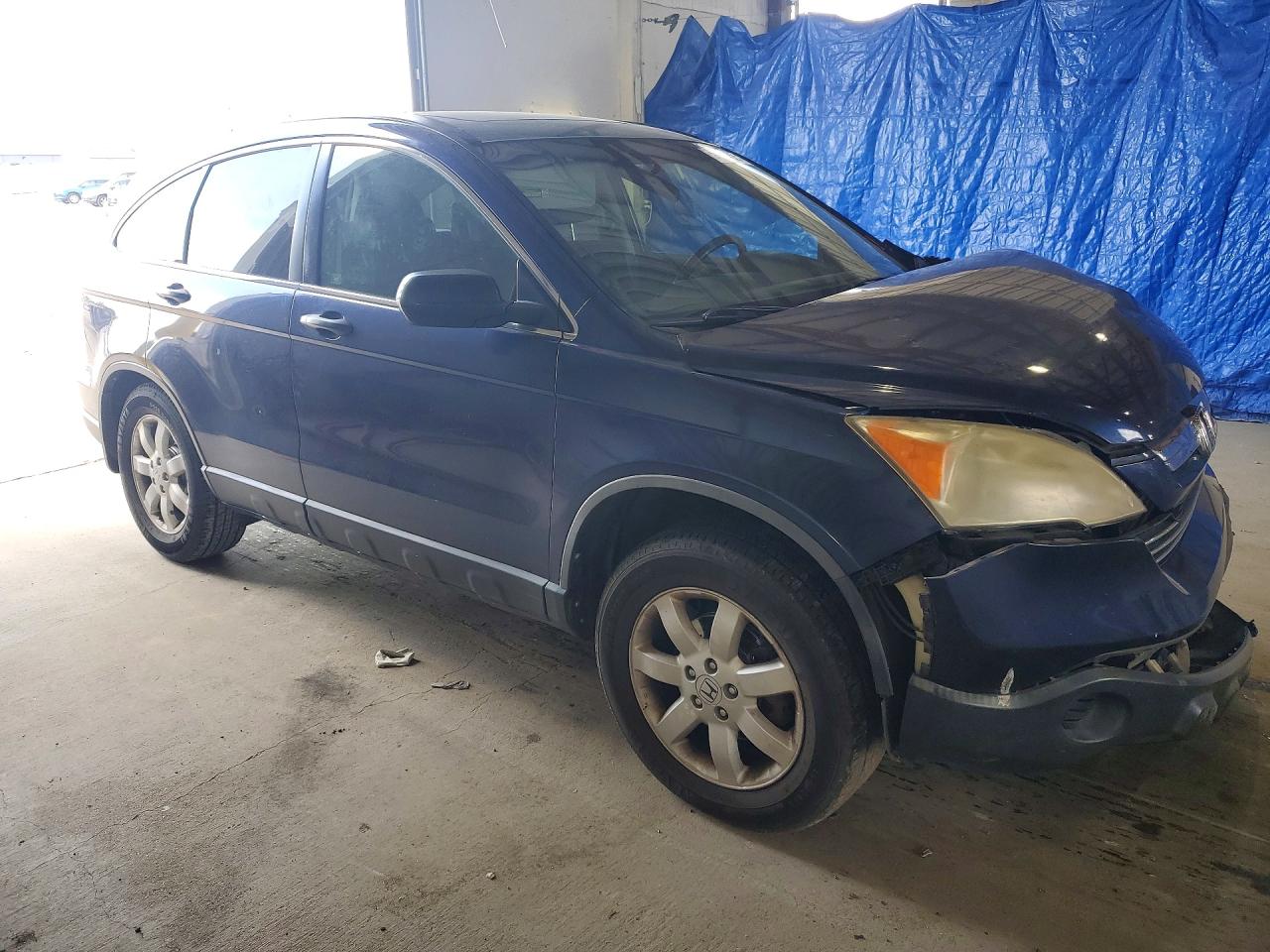 2007 Honda Cr-v Ex Blue vin: JHLRE48587C069241