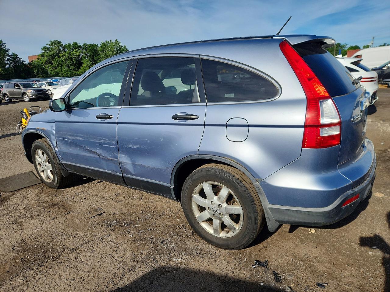2007 Honda Cr-v Ex Turquoise vin: JHLRE48587C071782