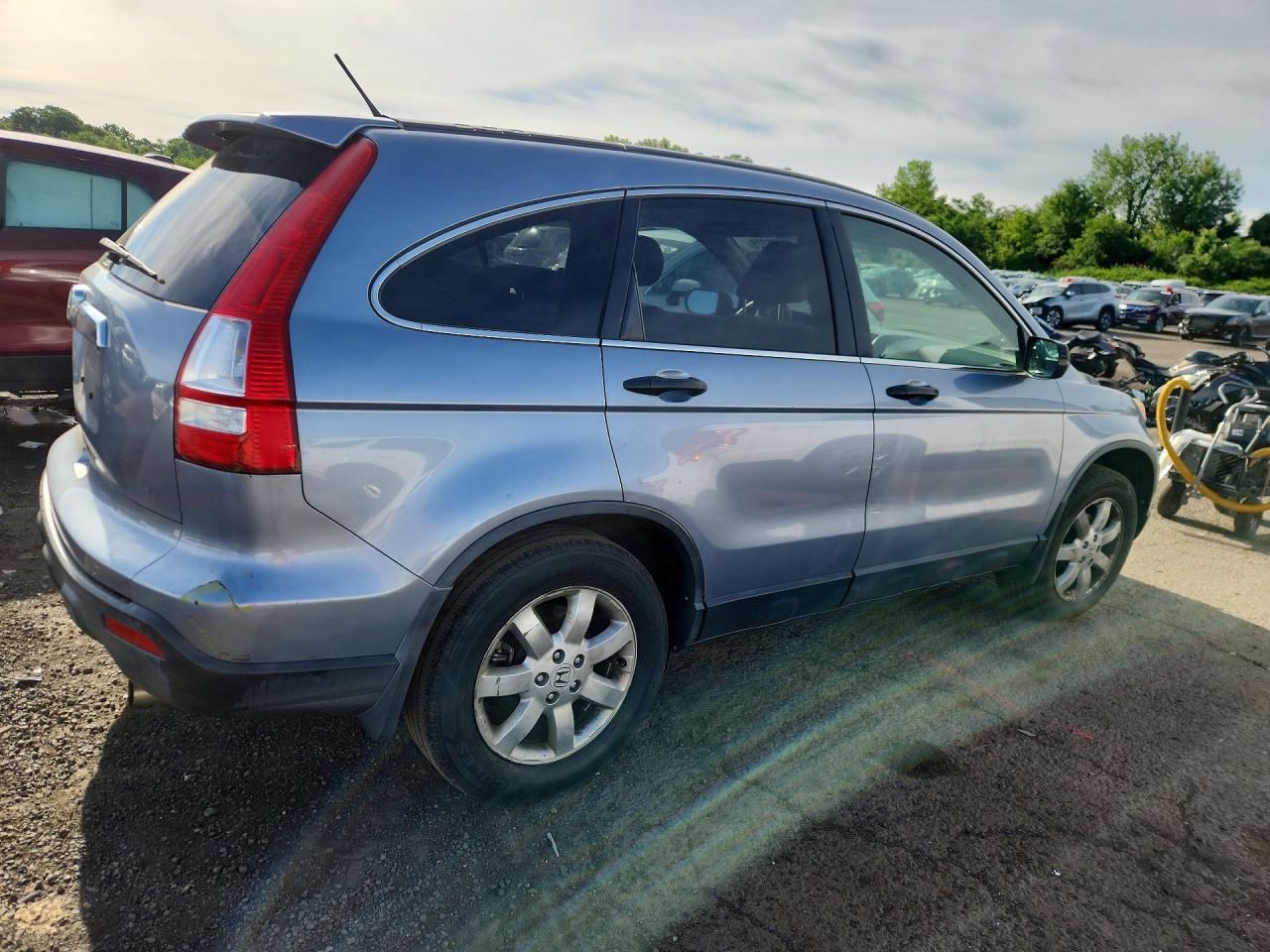 2007 Honda Cr-v Ex Turquoise vin: JHLRE48587C071782