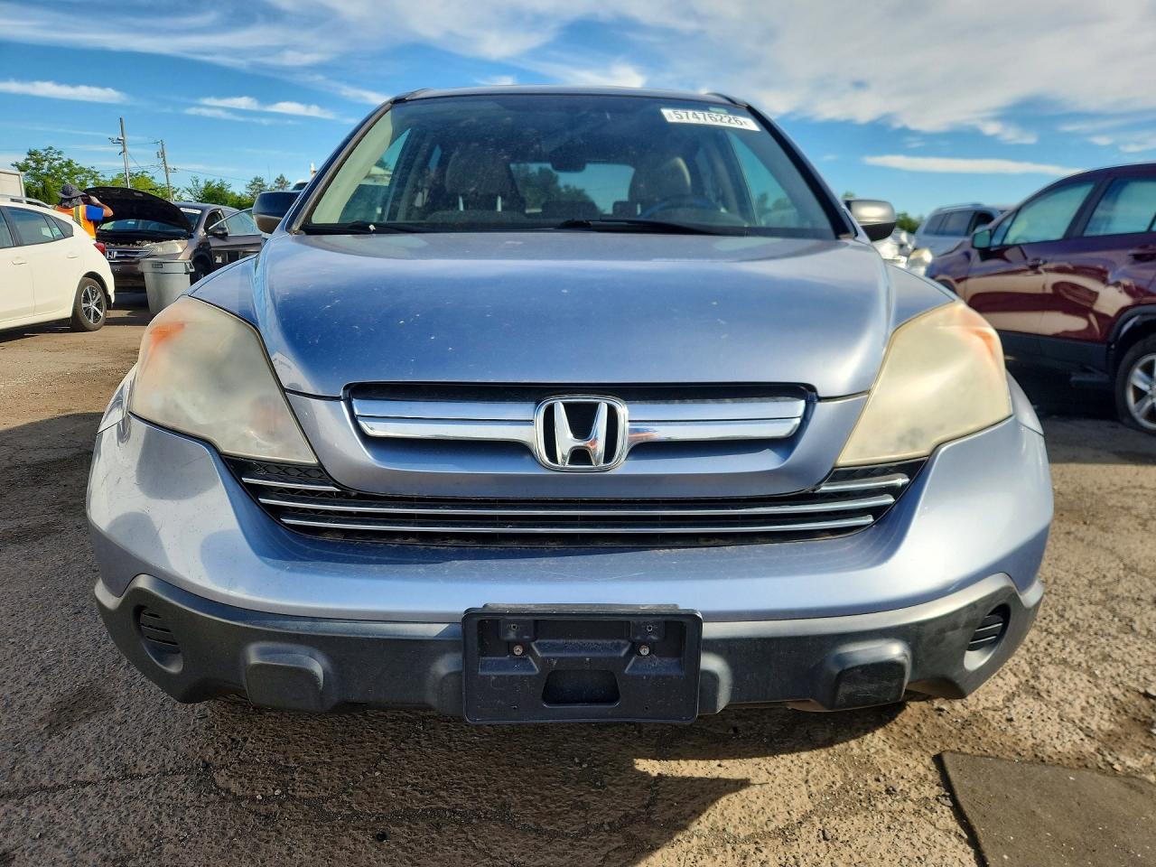 2007 Honda Cr-v Ex Turquoise vin: JHLRE48587C071782