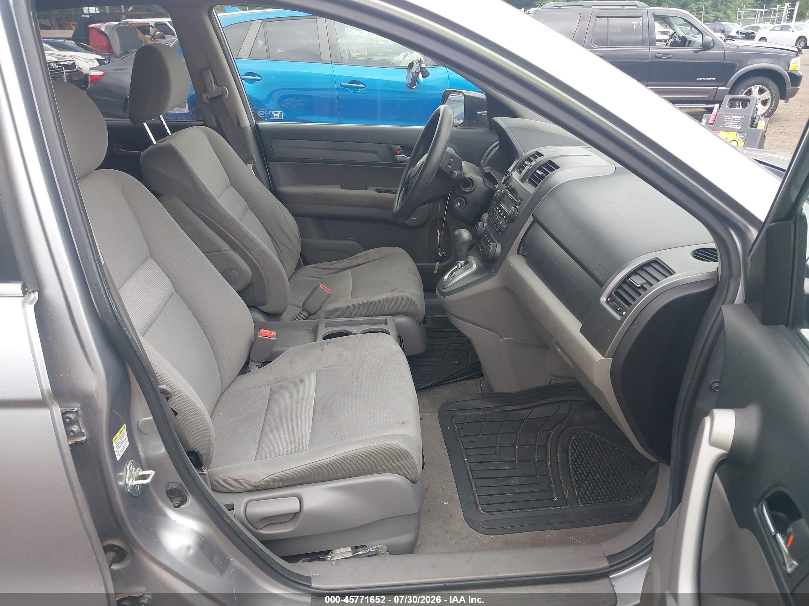2007 Honda Cr-v Ex Silver vin: JHLRE48587C072737