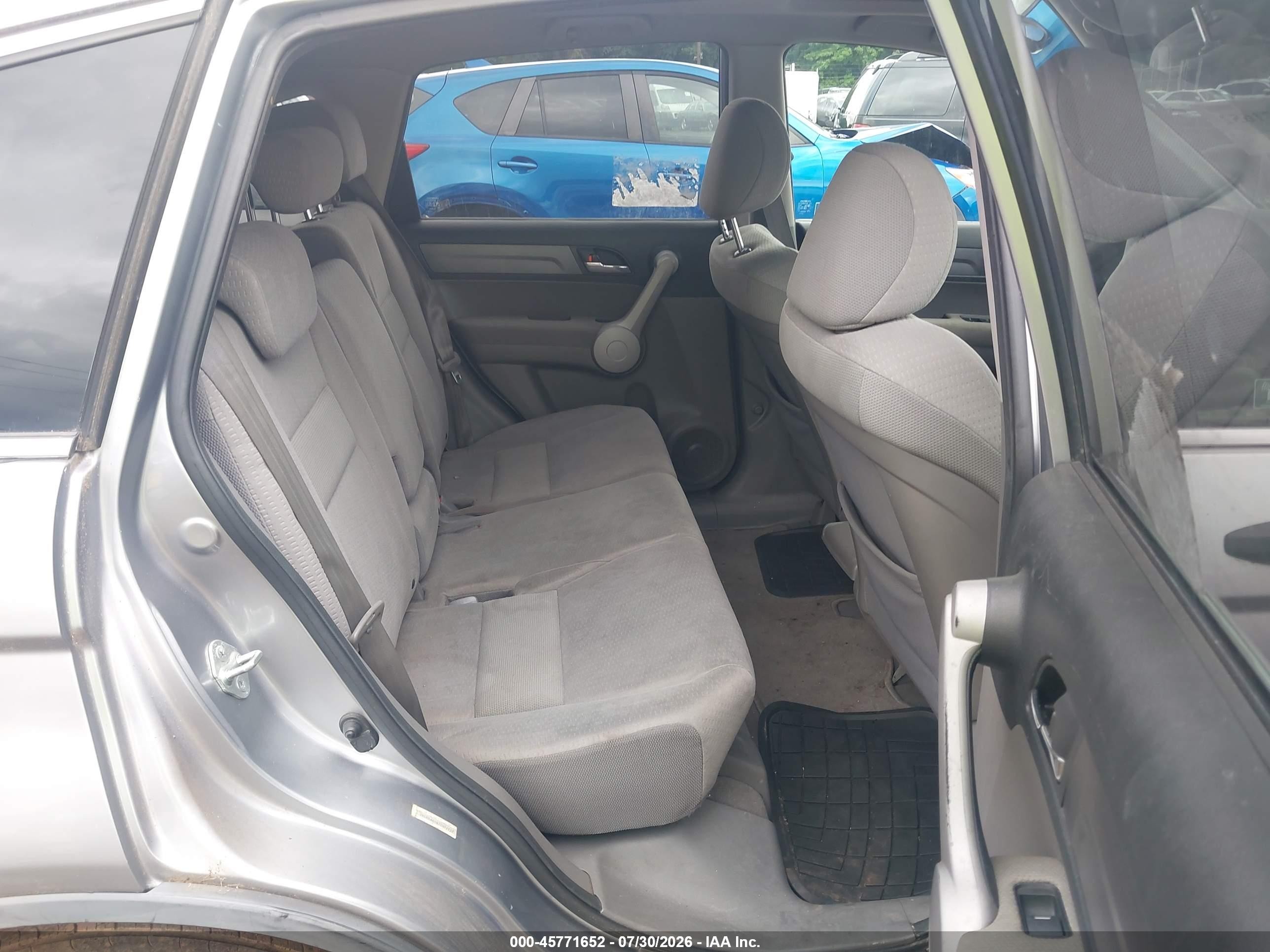 2007 Honda Cr-v Ex Silver vin: JHLRE48587C072737