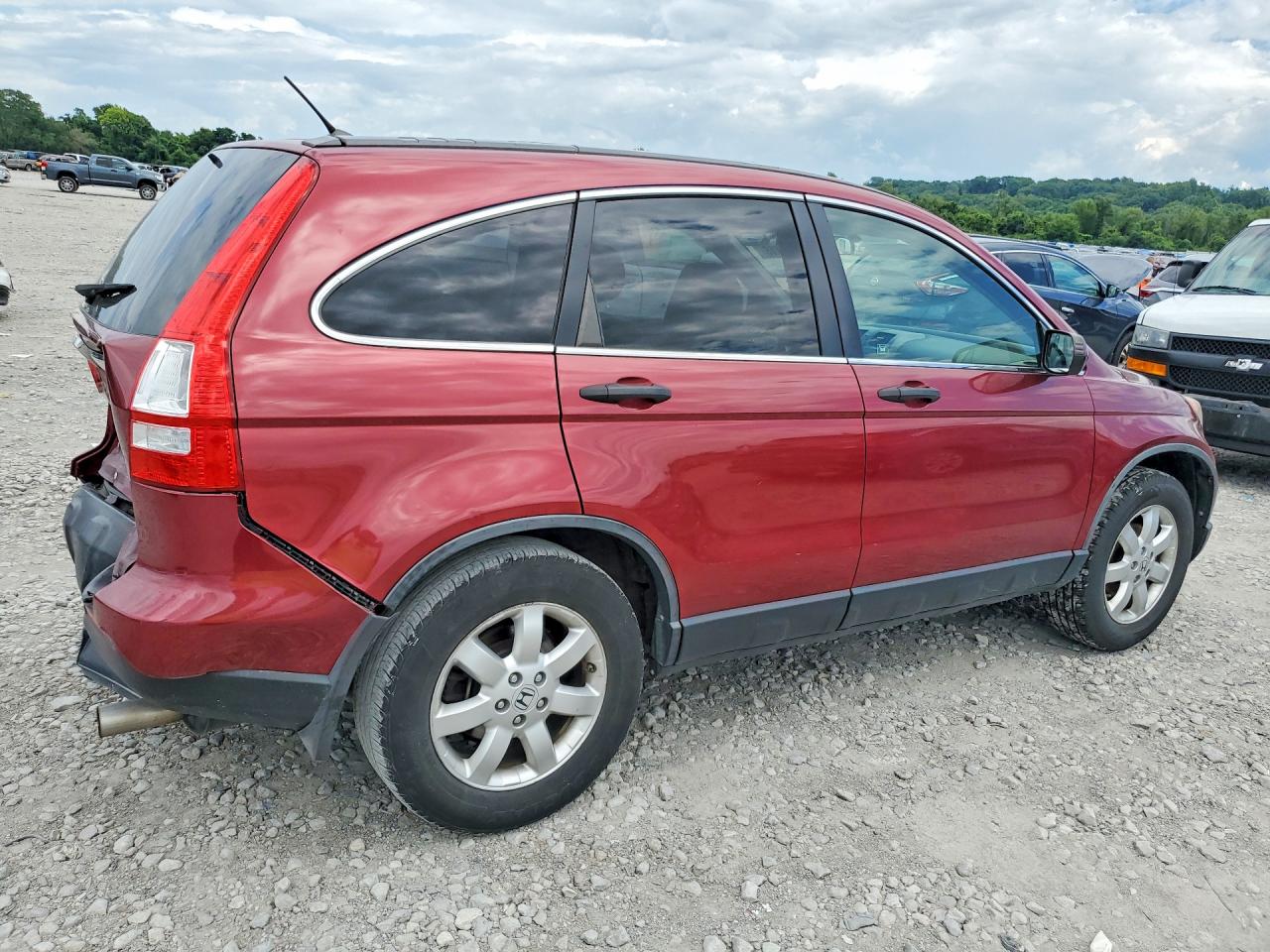 2007 Honda Cr-v Ex Красный vin: JHLRE48587C076061