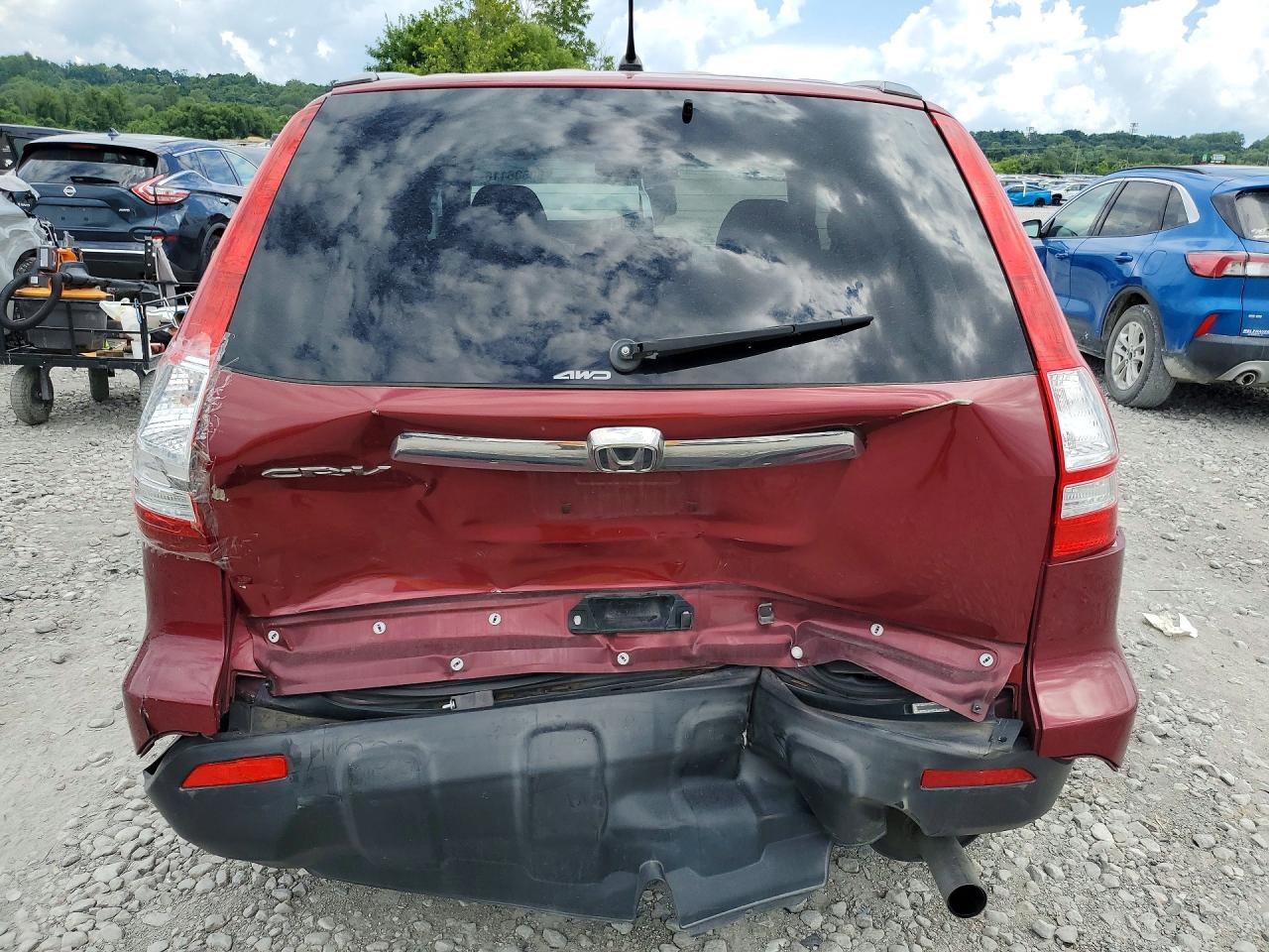 2007 Honda Cr-v Ex Красный vin: JHLRE48587C076061