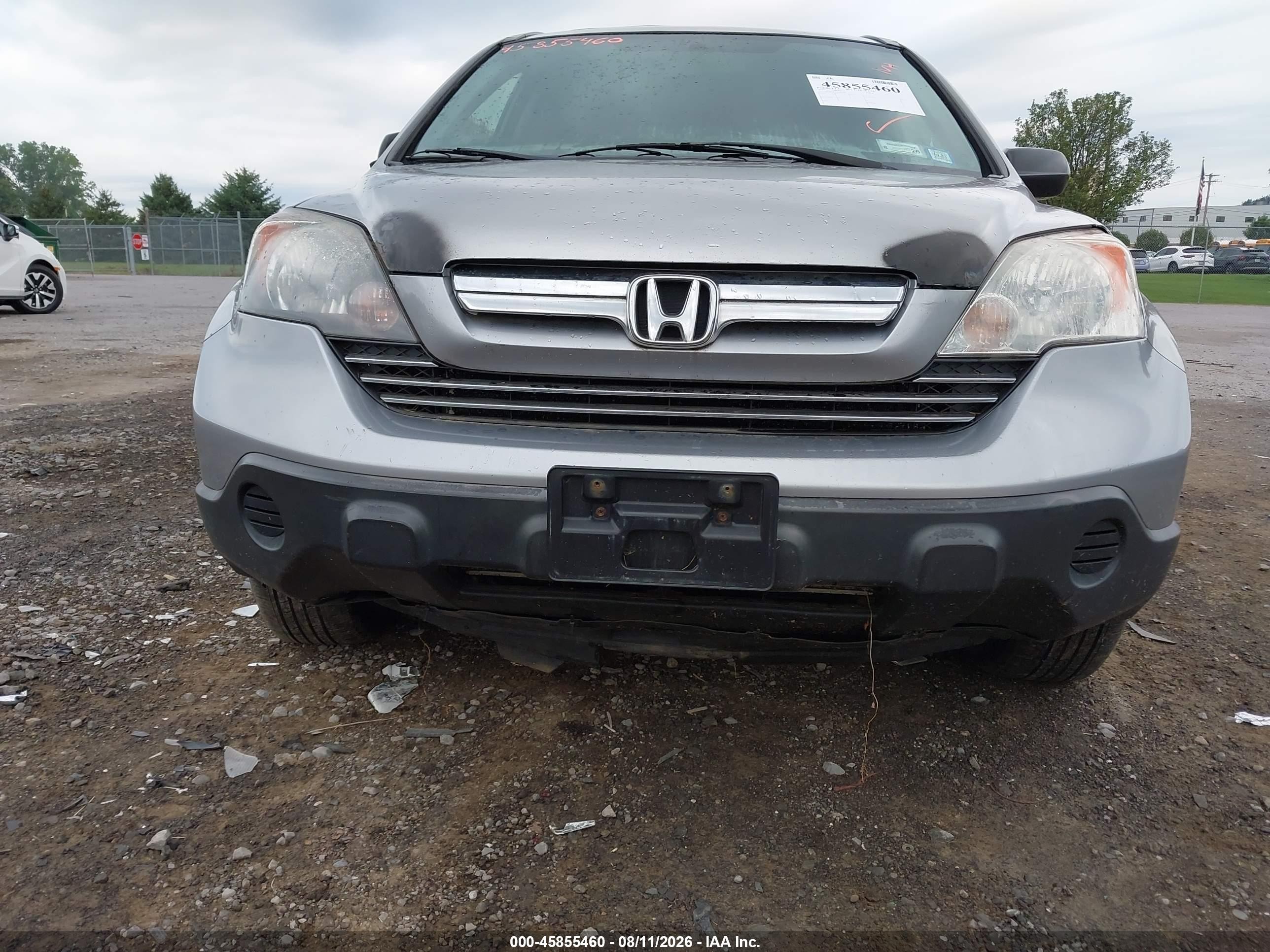 2007 Honda Cr-v Ex Gray vin: JHLRE48587C091983