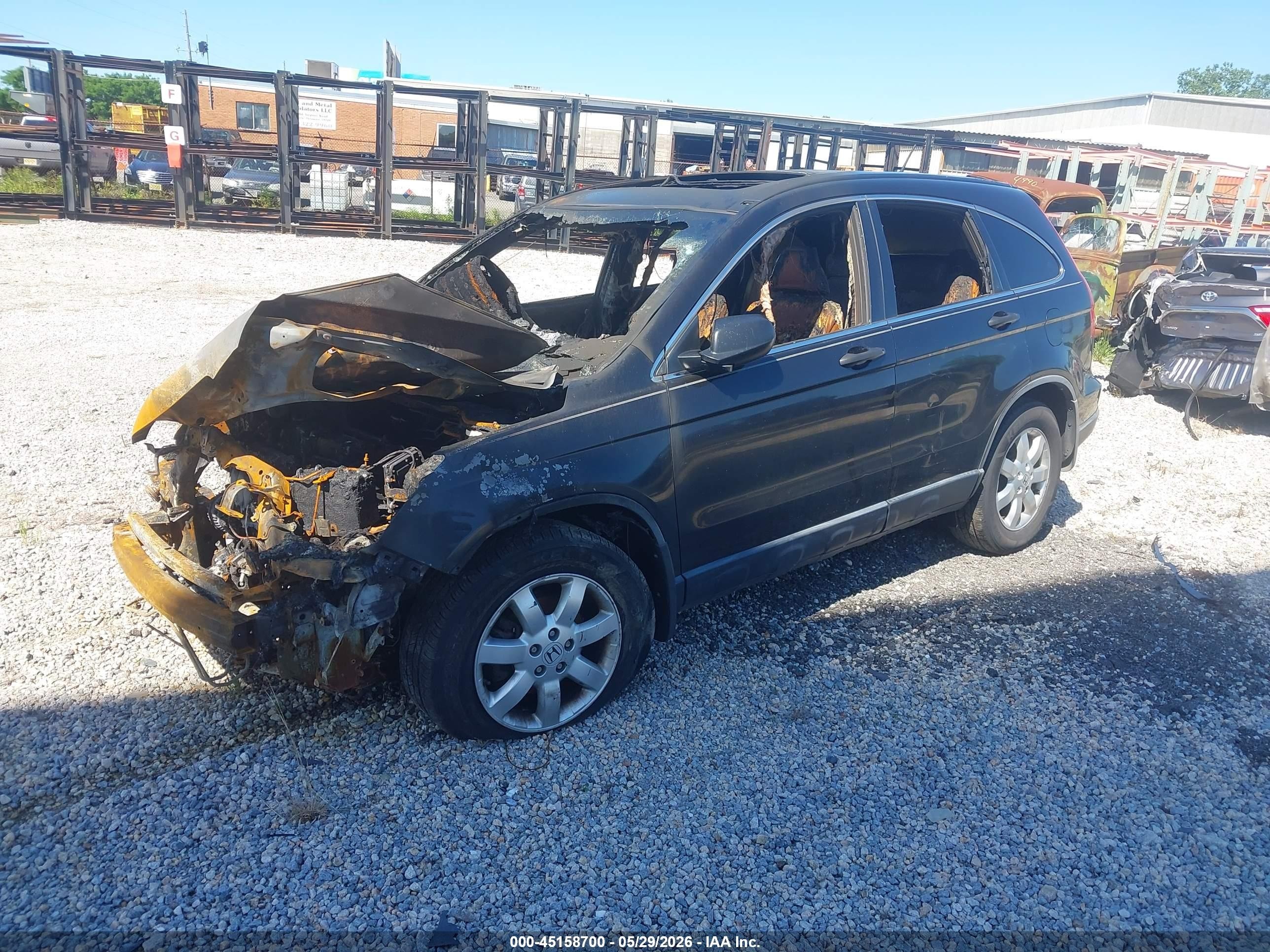 2007 Honda Cr-v Ex Черный vin: JHLRE48587C097900
