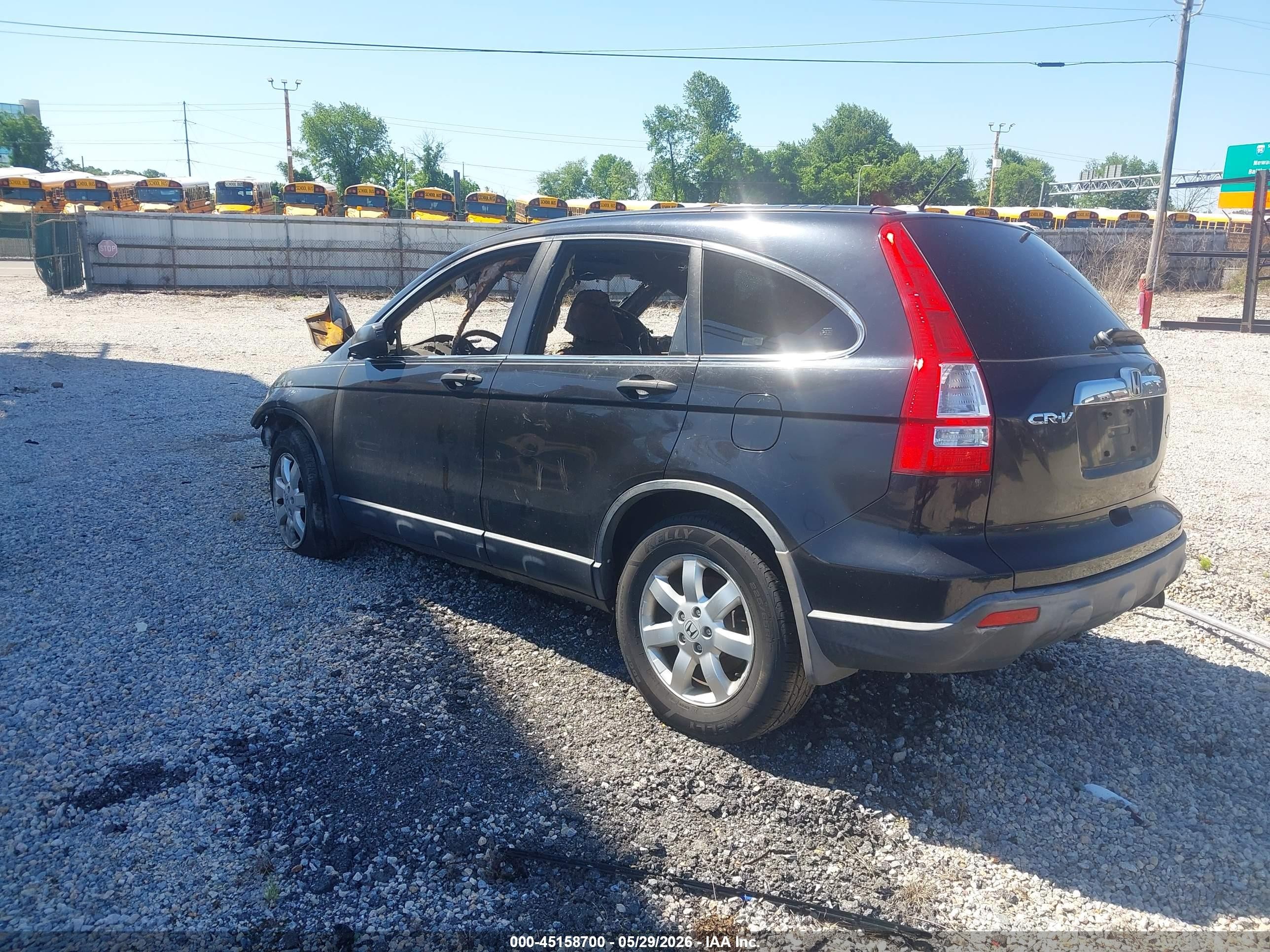 2007 Honda Cr-v Ex Черный vin: JHLRE48587C097900