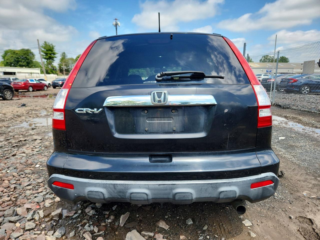 2007 Honda Cr-v Ex Black vin: JHLRE48587C100519