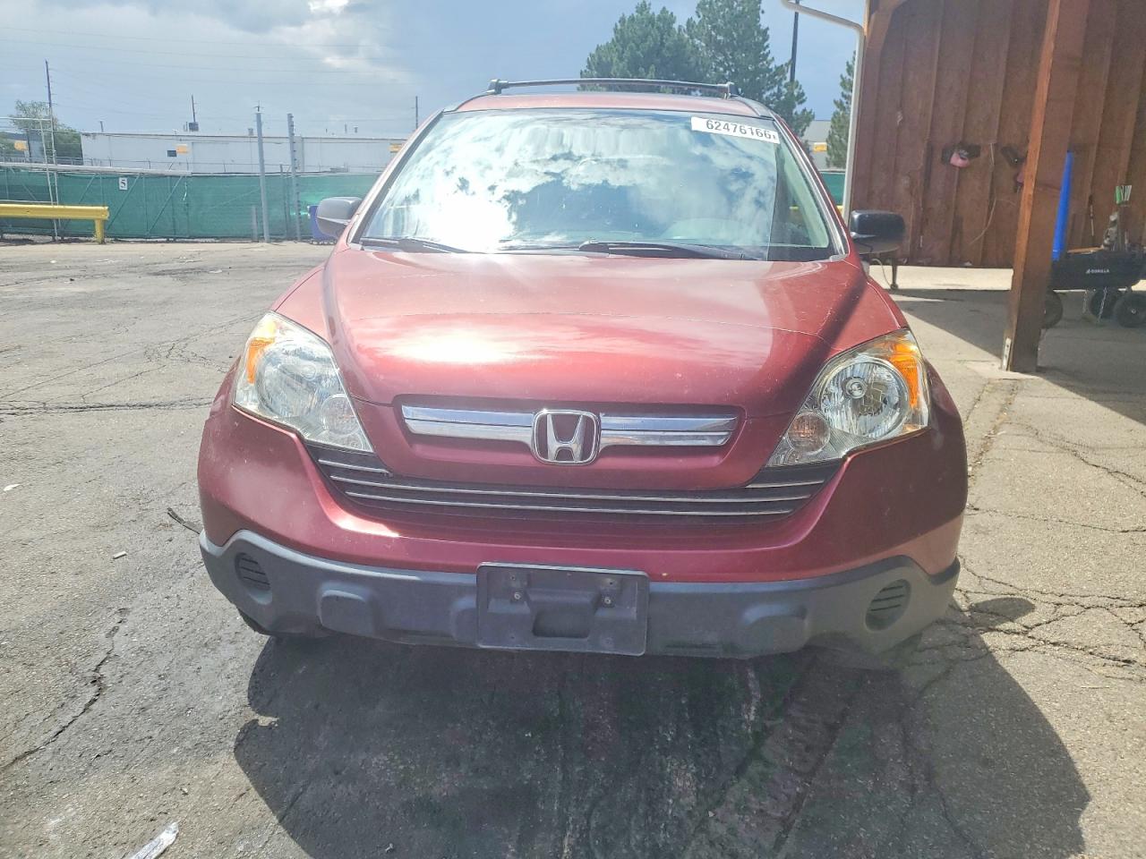 2007 Honda Cr-v Ex Maroon vin: JHLRE48587C110998