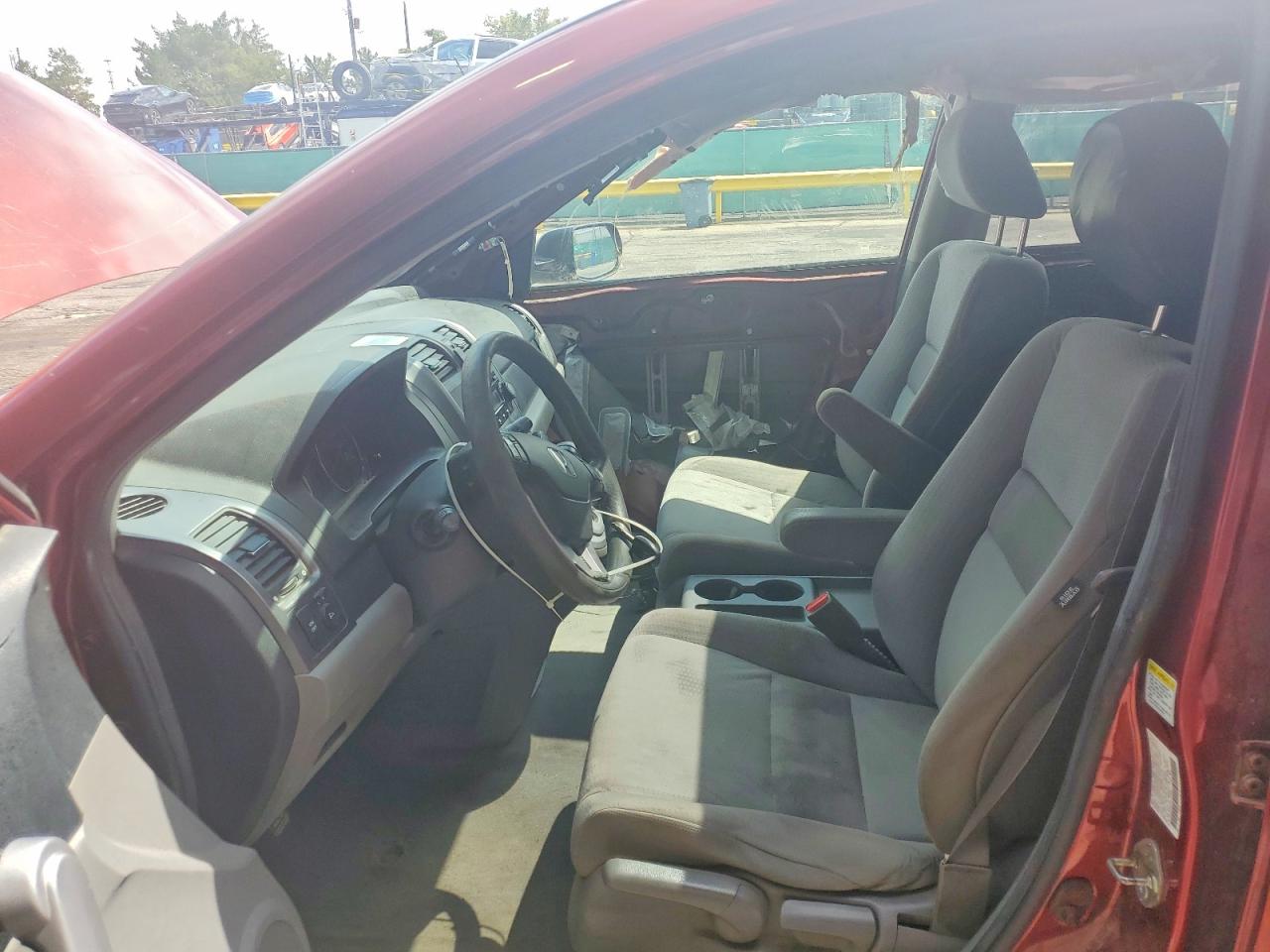 2007 Honda Cr-v Ex Maroon vin: JHLRE48587C110998