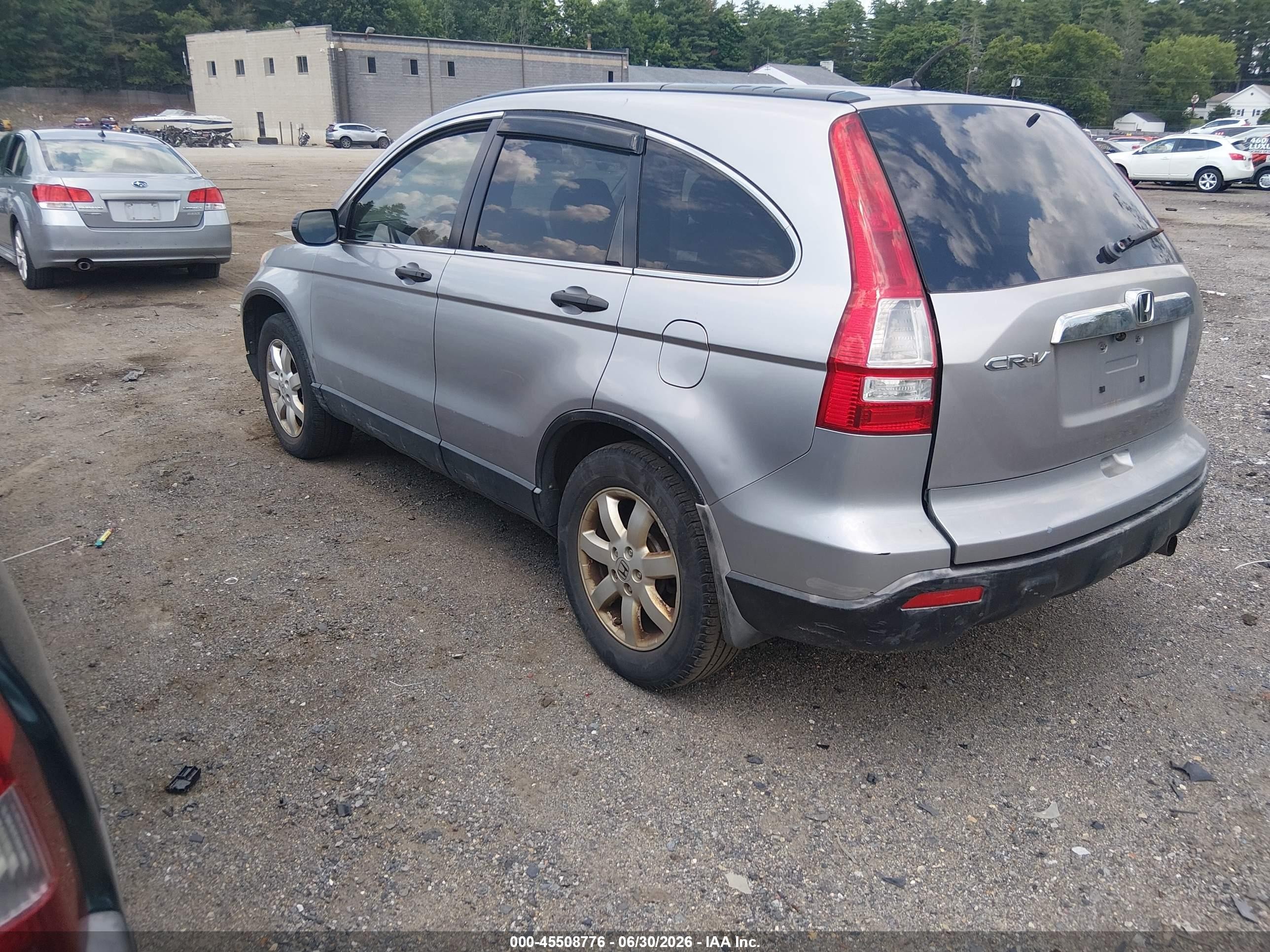 2007 Honda Cr-v Ex Gray vin: JHLRE48587C119927