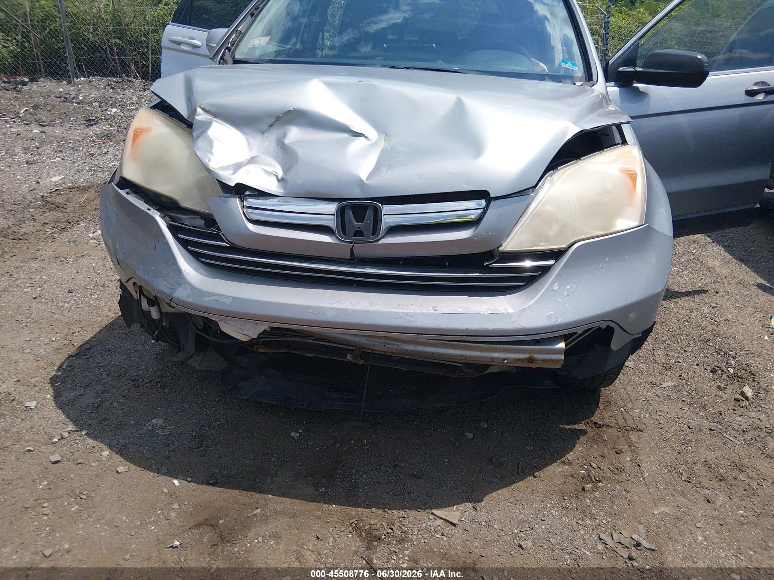 2007 Honda Cr-v Ex Gray vin: JHLRE48587C119927