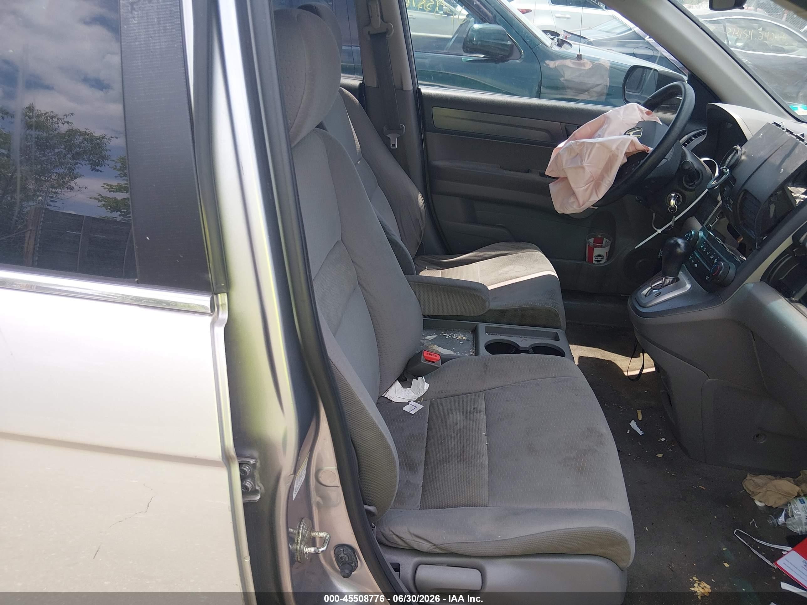 2007 Honda Cr-v Ex Gray vin: JHLRE48587C119927
