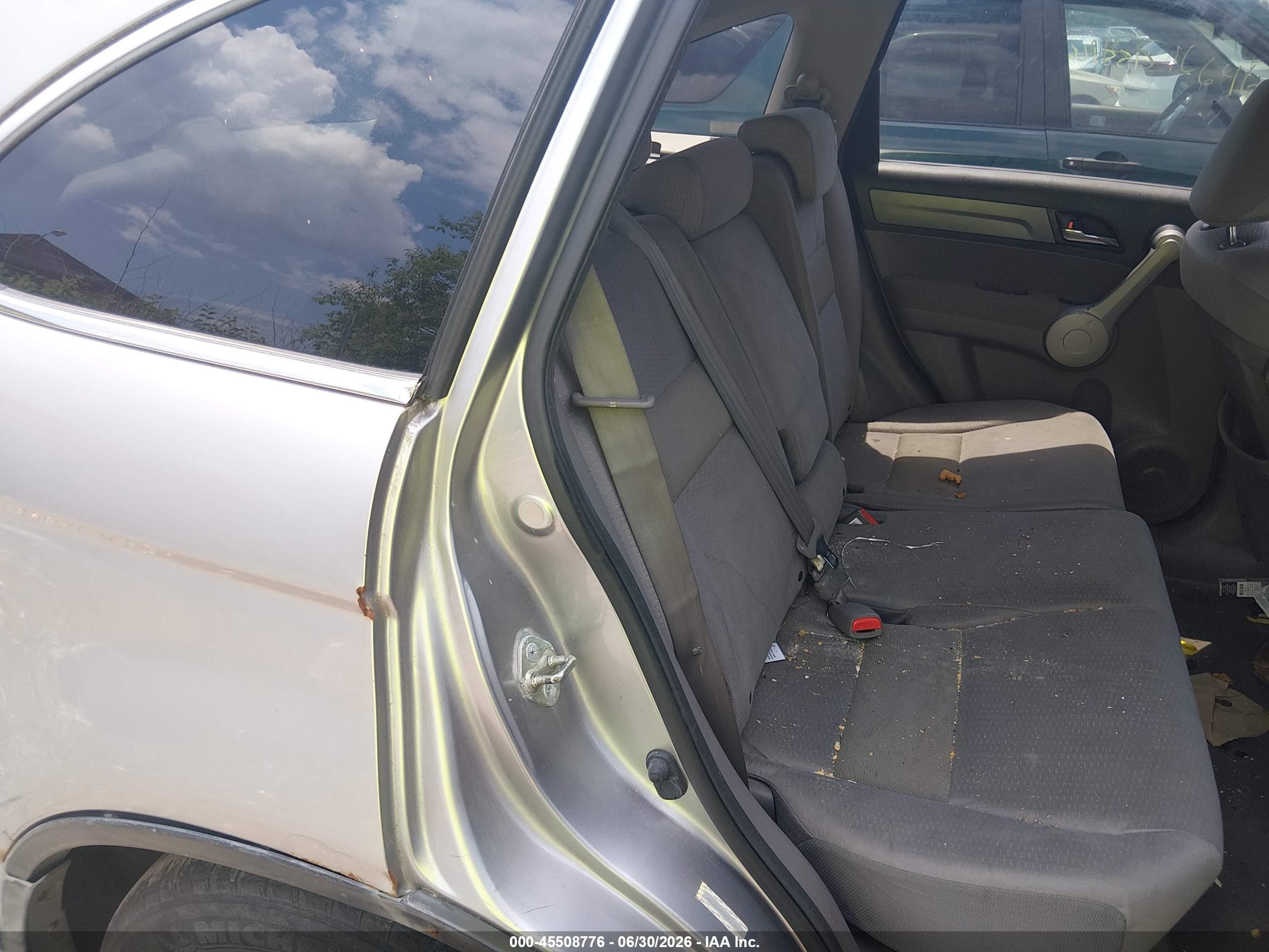 2007 Honda Cr-v Ex Gray vin: JHLRE48587C119927