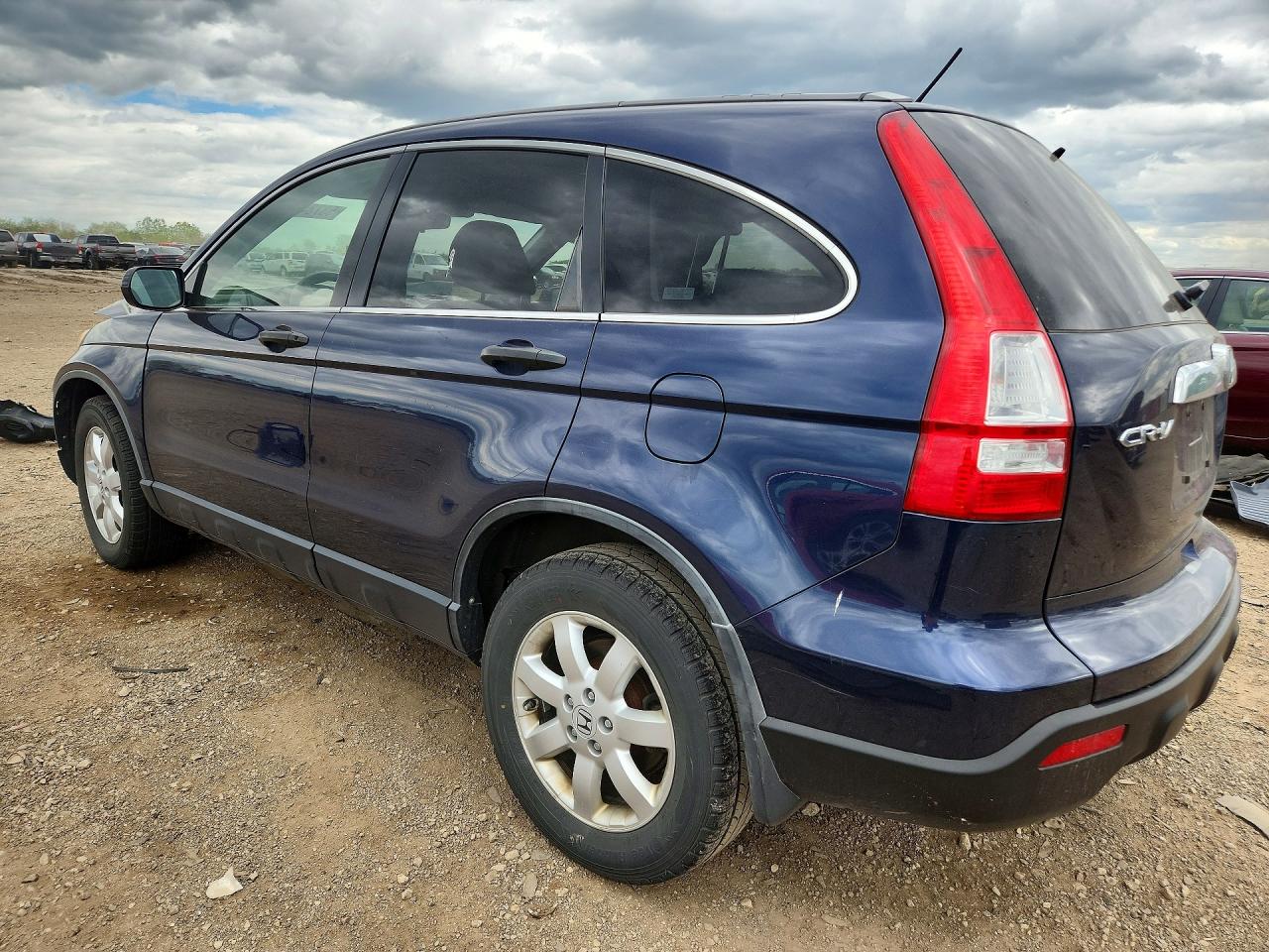 2008 Honda Cr-v Ex Blue vin: JHLRE48588C000065