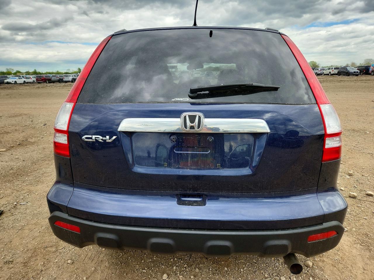 2008 Honda Cr-v Ex Blue vin: JHLRE48588C000065