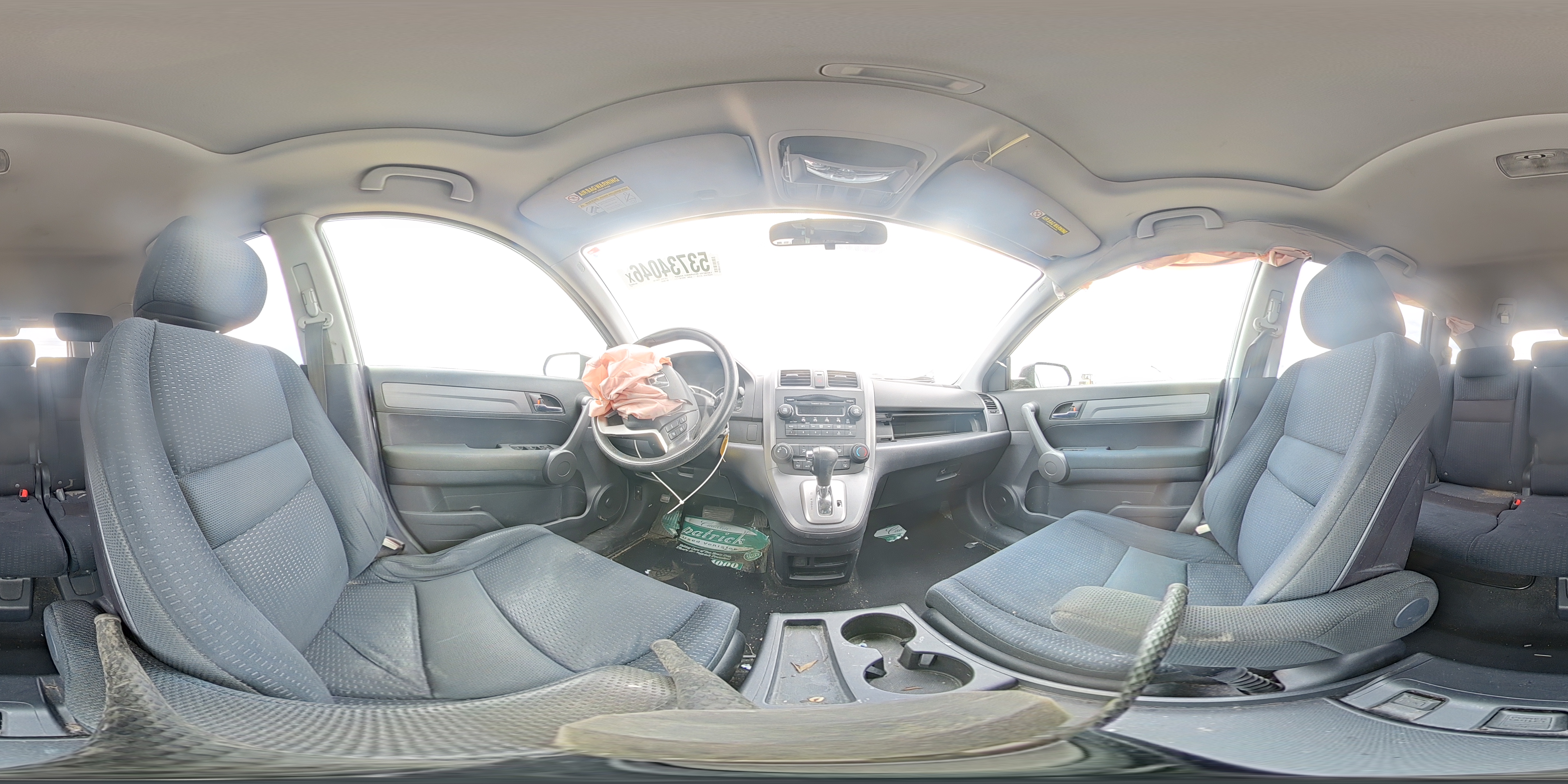 2008 Honda Cr-v Ex Blue vin: JHLRE48588C000065