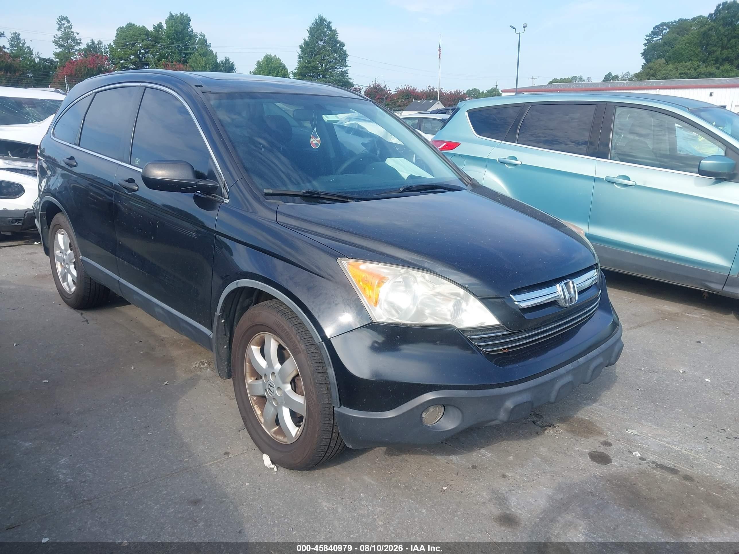 2008 Honda Cr-v Ex Black vin: JHLRE48588C001006