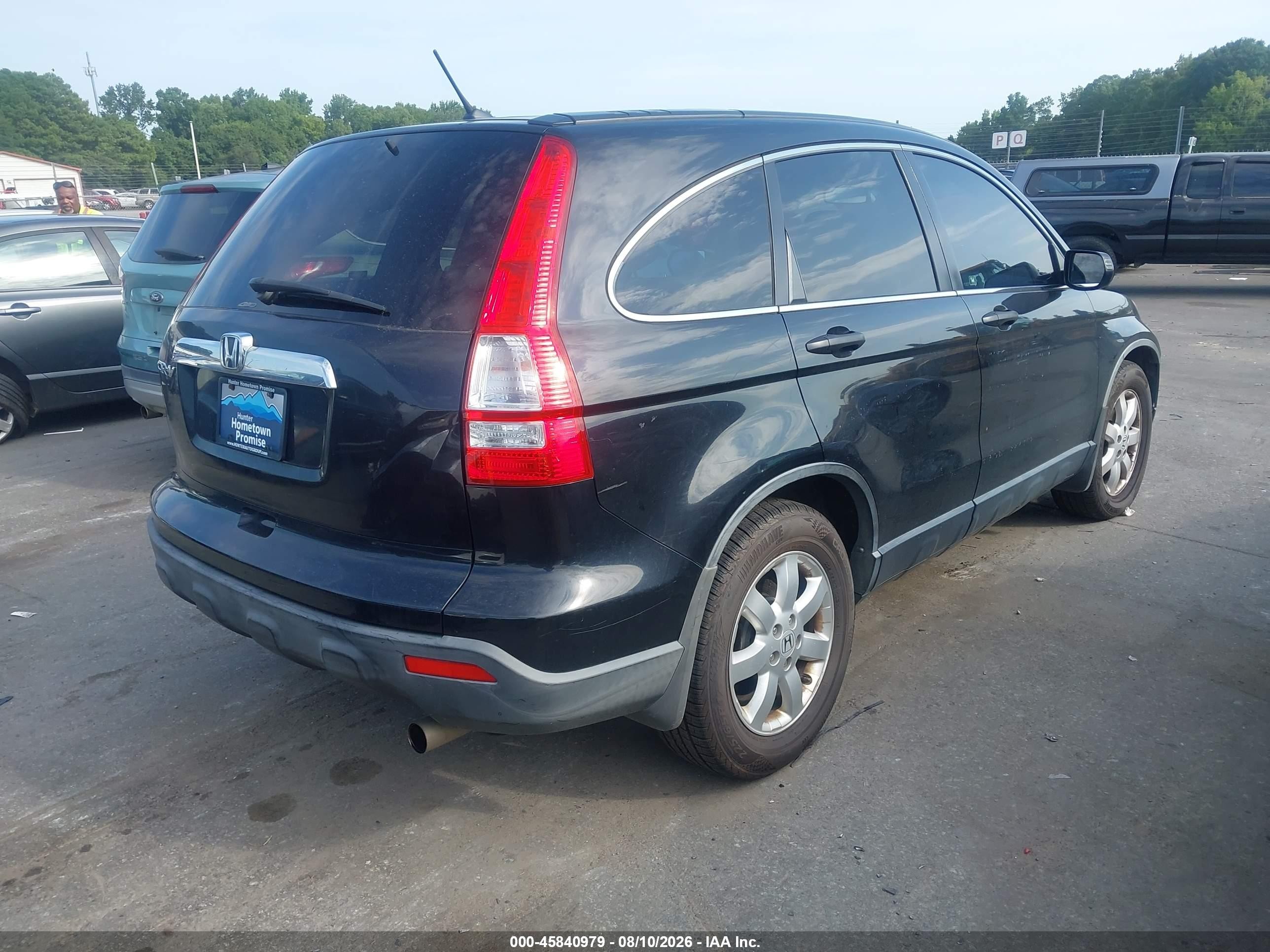 2008 Honda Cr-v Ex Black vin: JHLRE48588C001006