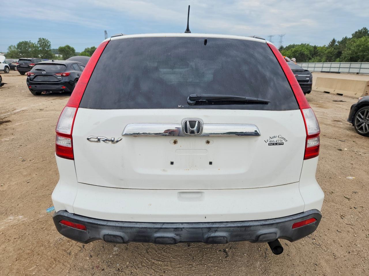 2008 Honda Cr-v Ex White vin: JHLRE48588C005749