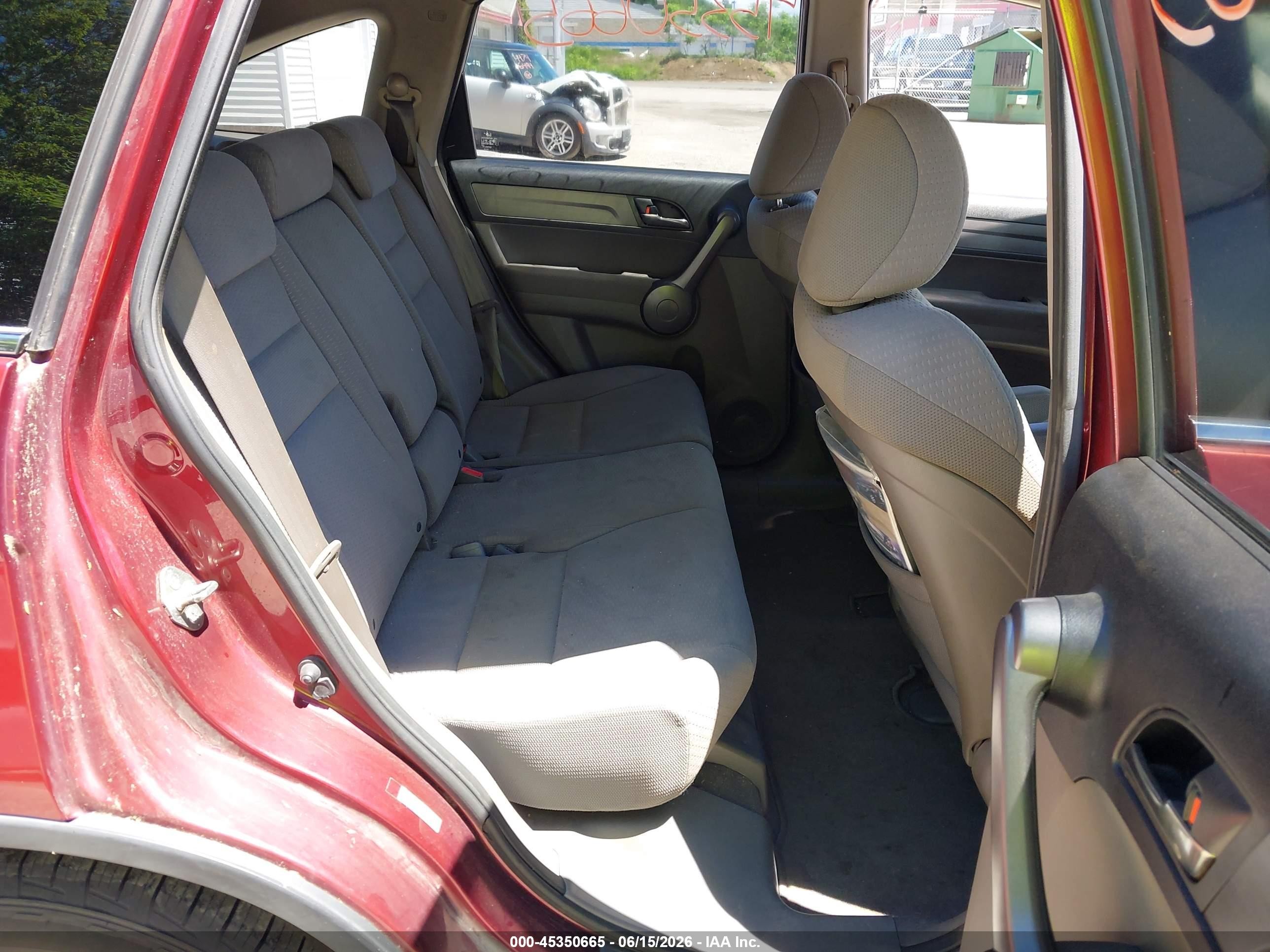 2008 Honda Cr-v Ex Maroon vin: JHLRE48588C050691