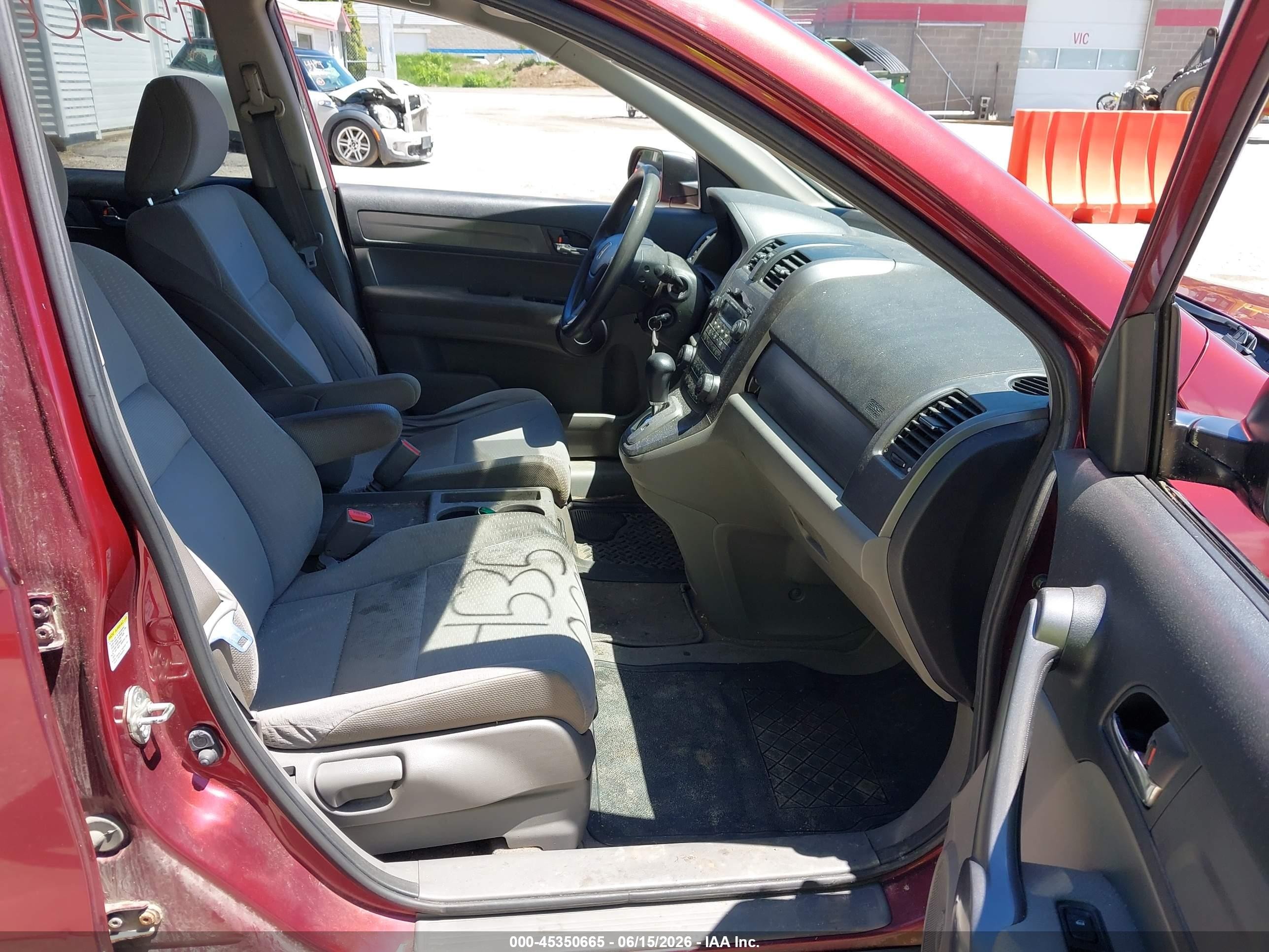 2008 Honda Cr-v Ex Maroon vin: JHLRE48588C050691