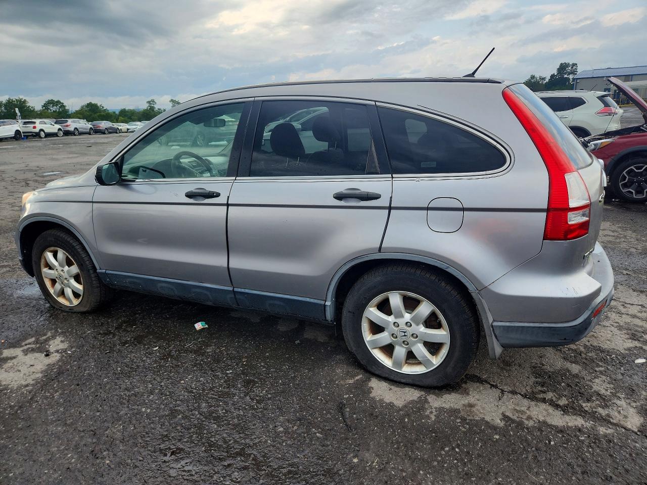 2008 Honda Cr-v Ex Silver vin: JHLRE48588C081388