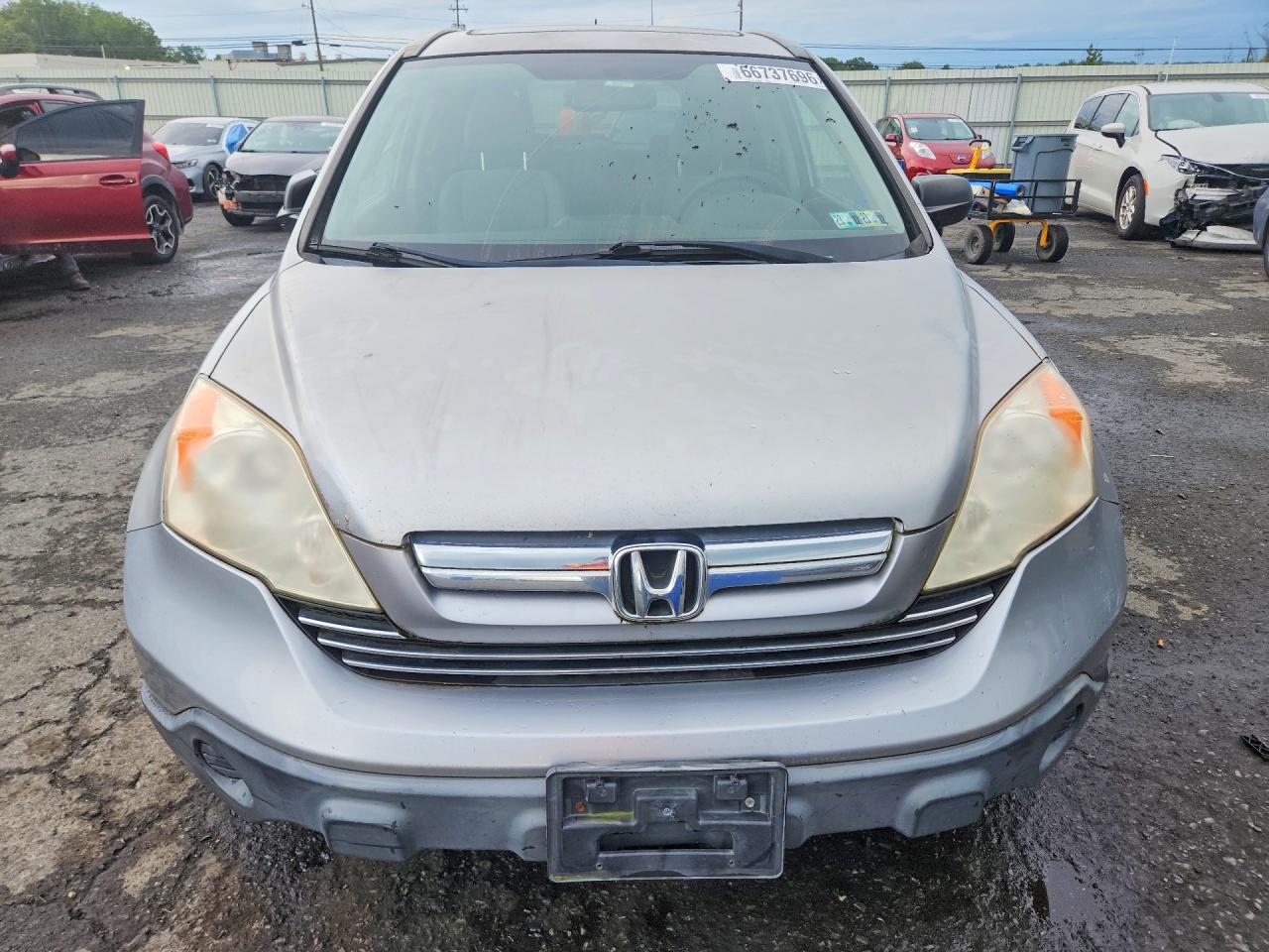 2008 Honda Cr-v Ex Silver vin: JHLRE48588C081388