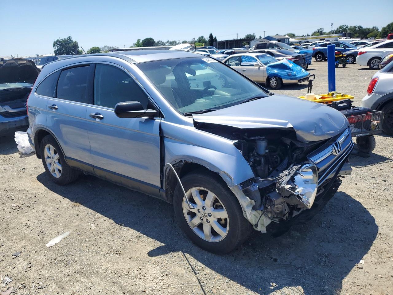 2009 Honda Cr-v Ex Синий vin: JHLRE48589C008779