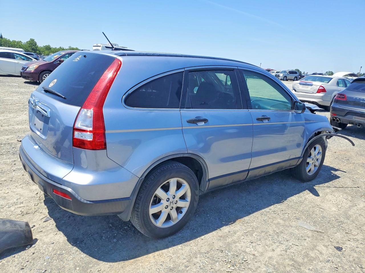 2009 Honda Cr-v Ex Синий vin: JHLRE48589C008779