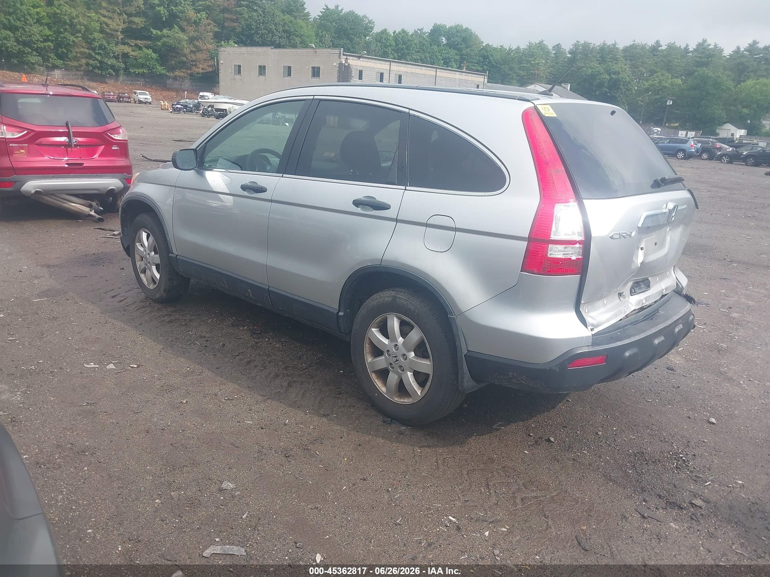 2009 Honda Cr-v Ex Gray vin: JHLRE48589C024576