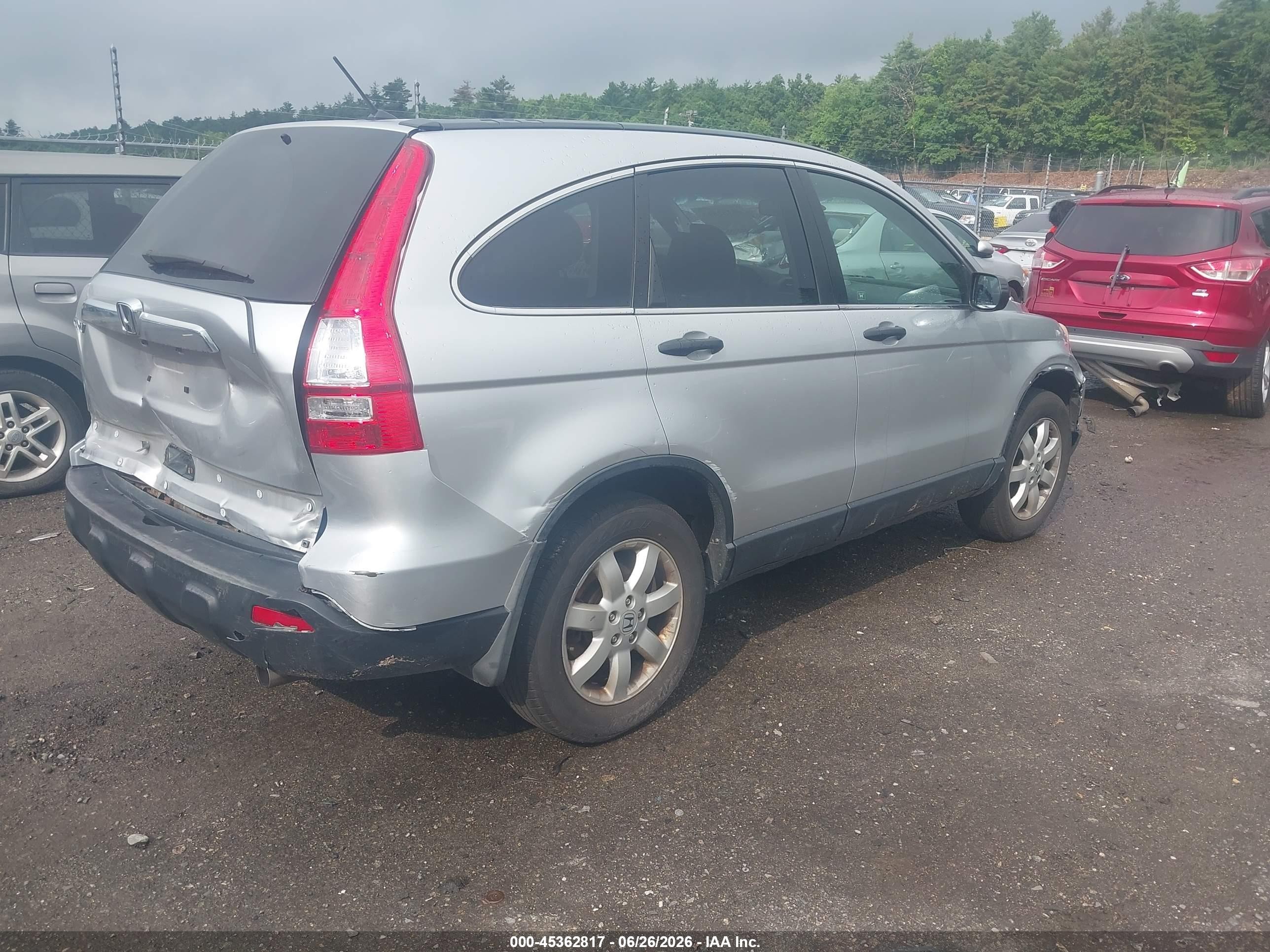 2009 Honda Cr-v Ex Gray vin: JHLRE48589C024576
