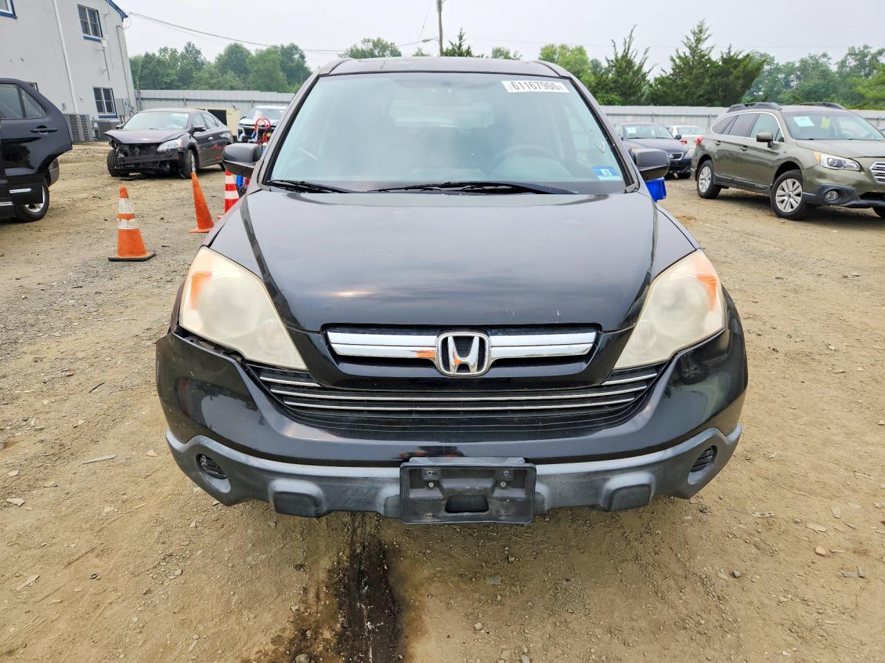 2007 Honda Cr-v Ex Black vin: JHLRE48597C009341
