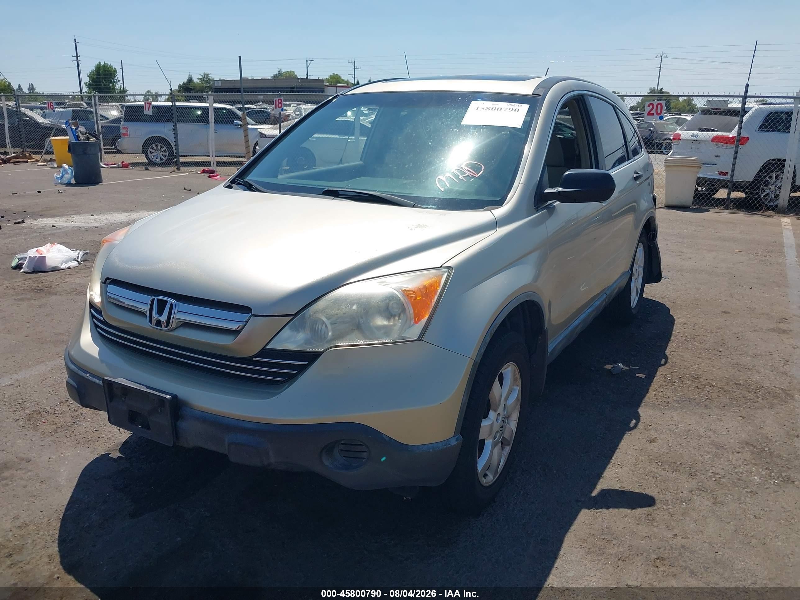 2007 Honda Cr-v Ex Gold vin: JHLRE48597C012935